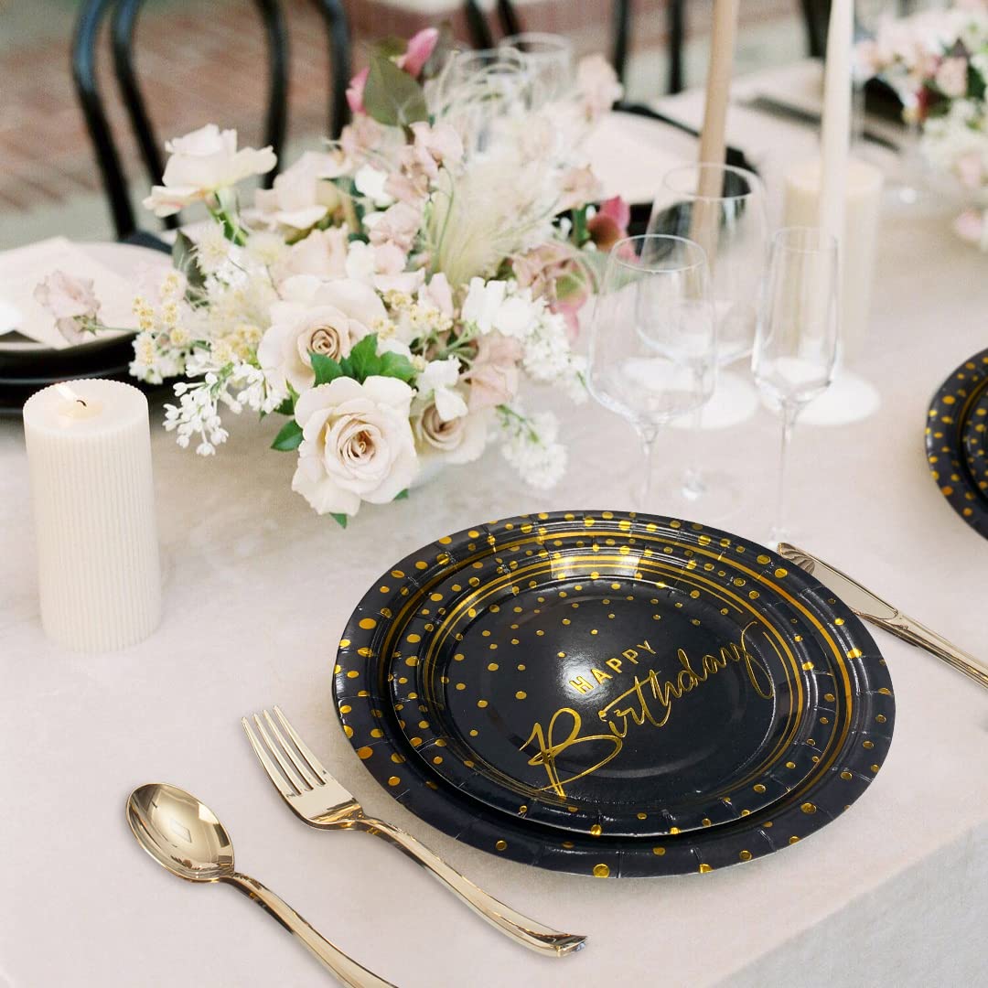 175PCS Happy Birthday Disposable Dinnerware Set Party - Tyzarglef Official Imagery - 8