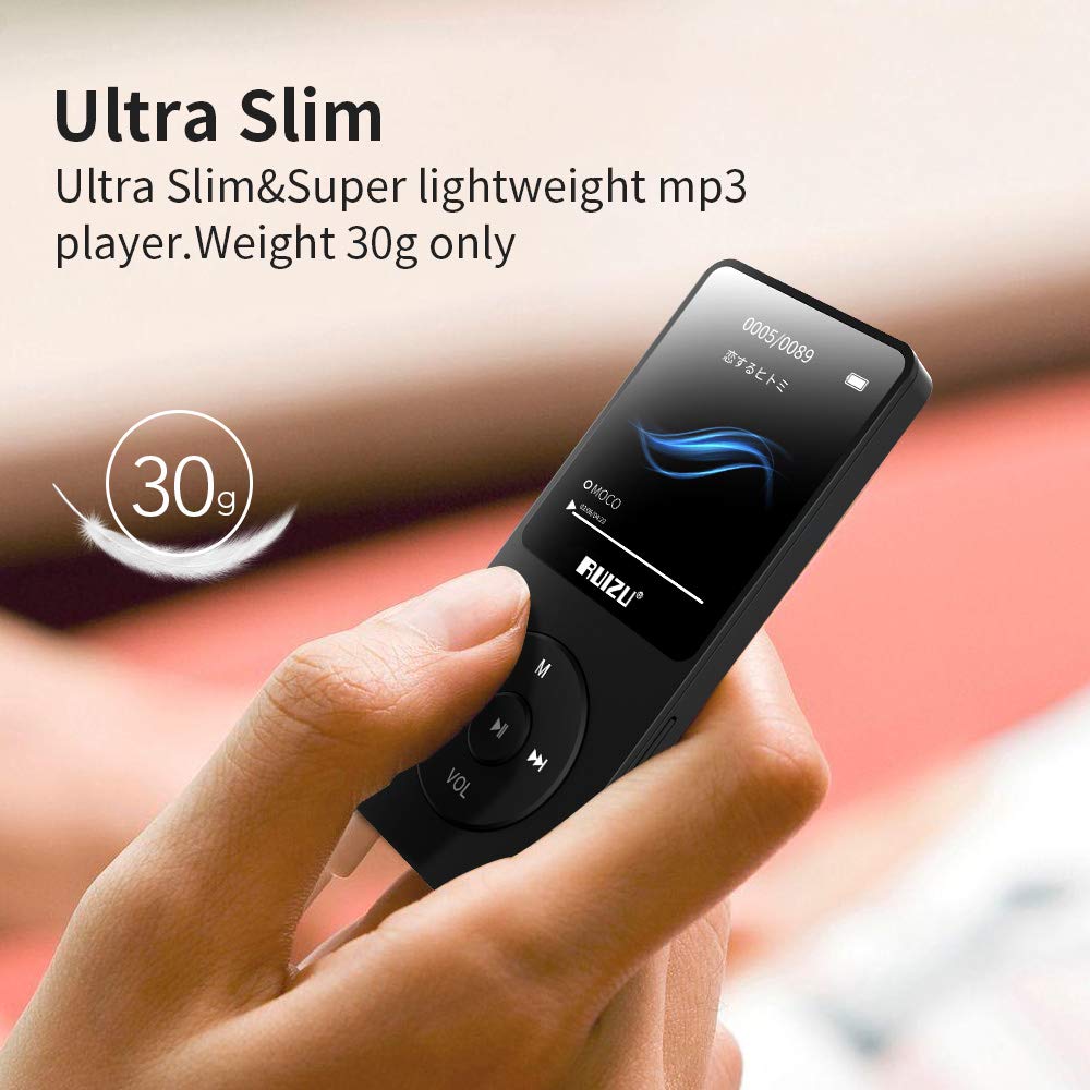 RUIZU 32GB MP3 Player with Bluetooth 5 3 Auto Reconnect 80H - RUIZU Official Imagery - 5