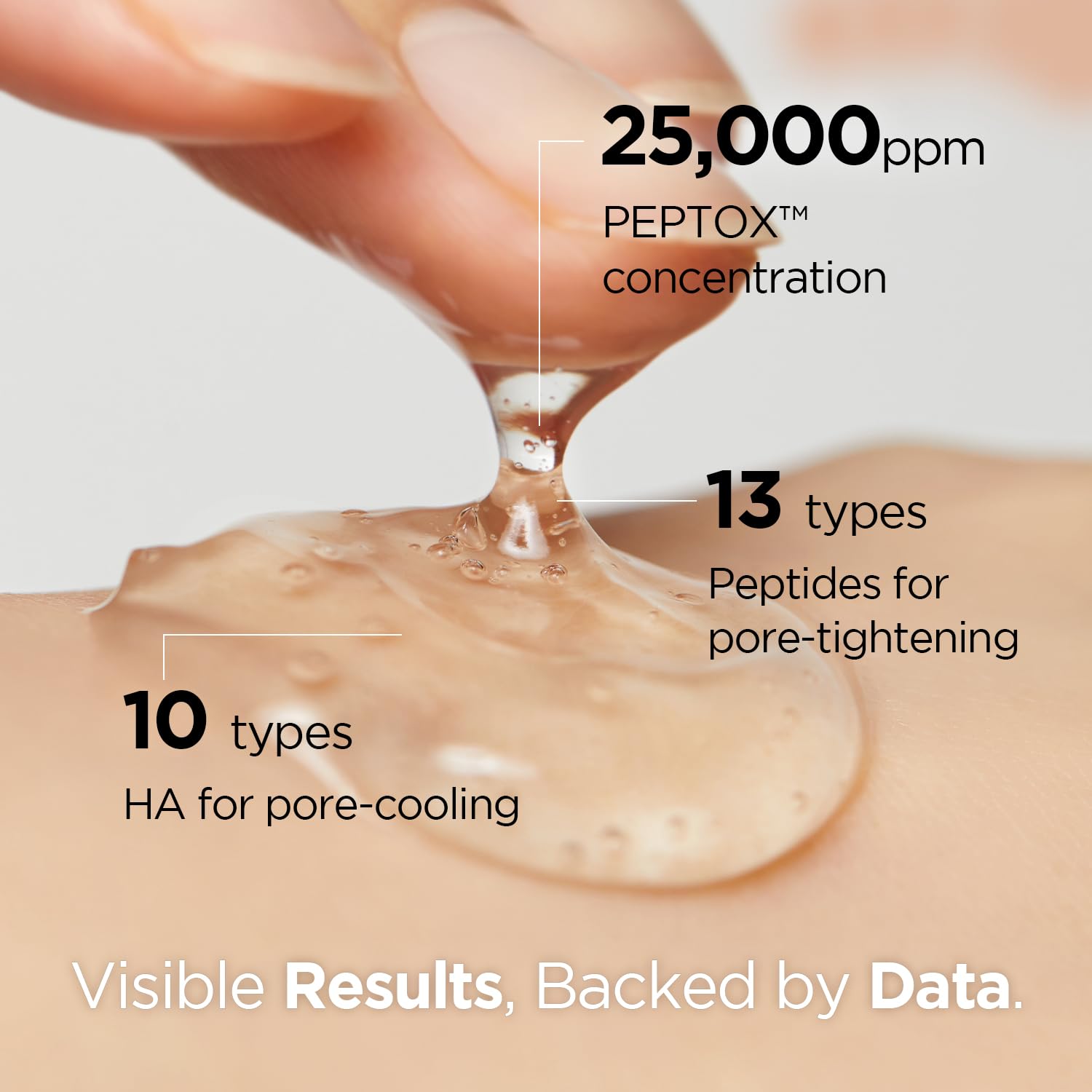 Dr.nineteen PoreXsome V.Peptox Jelly Toner 150mlㅣ13Peptides 25,000ppm, 10HA - Dr.nineteen Official Product View 2