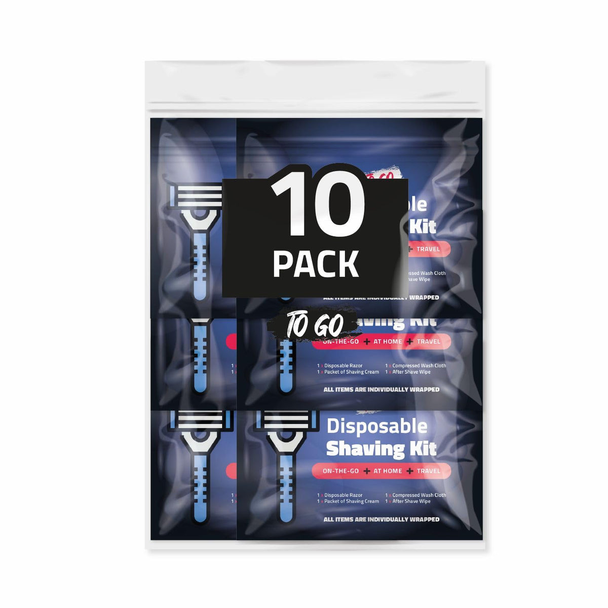 On the Go Shaving Kit Disposable Razor Shaving Cream - pH Advantage Official Imagery - 2