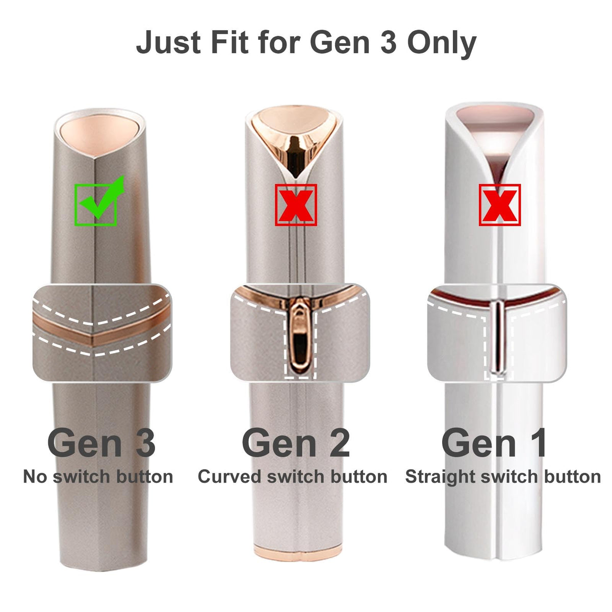 Gen 3 Replacement Heads for Flawless Facial Hair Remover 4 - tuokiy Official Imagery - 3
