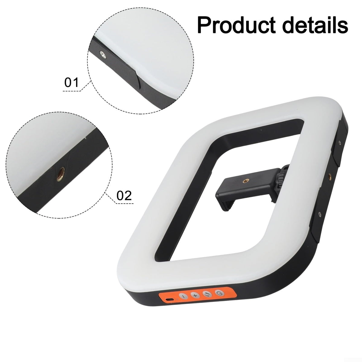Rechargeable Selfie rings lights 6600mAh - Girftong Official Imagery - 5