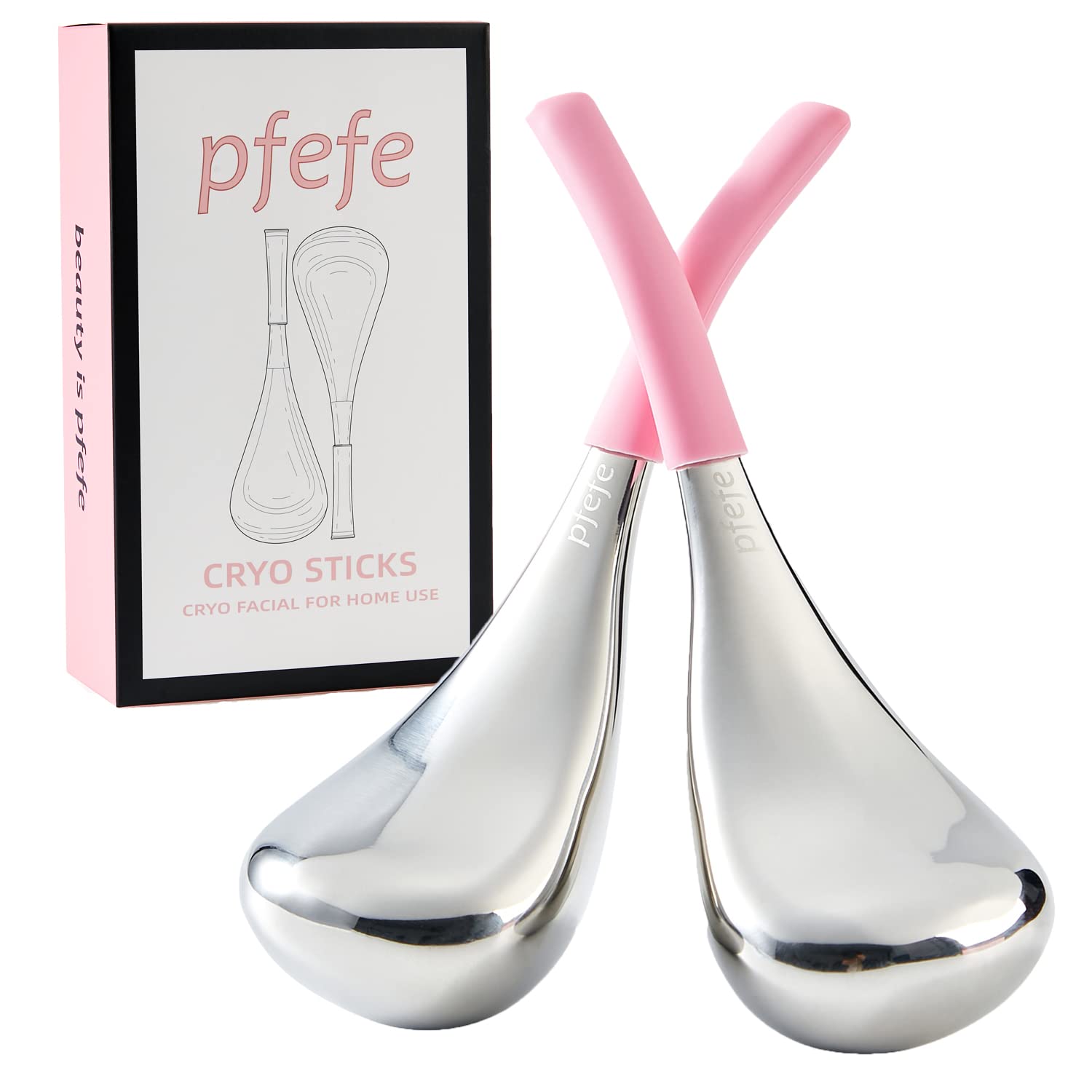 Ice Globes for Face Eyes, Cryo Sticks Facial Skin Care Tools for - Product Imagery
