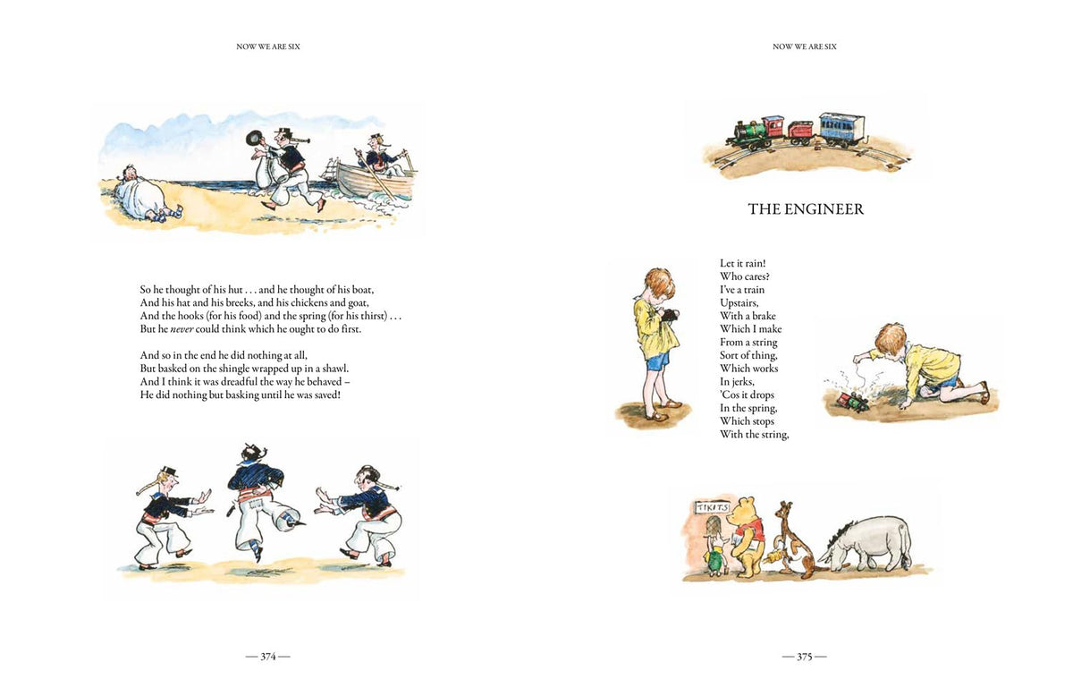 Winnie the Pooh The Complete Collection of Stories and Poems - by             
		   A. A. Milne     
       			(Author),  
       	 
	            
		   E. H. Shepard     
       			(Illustrator) 
       	             Format: Hardcover Official Imagery - 8