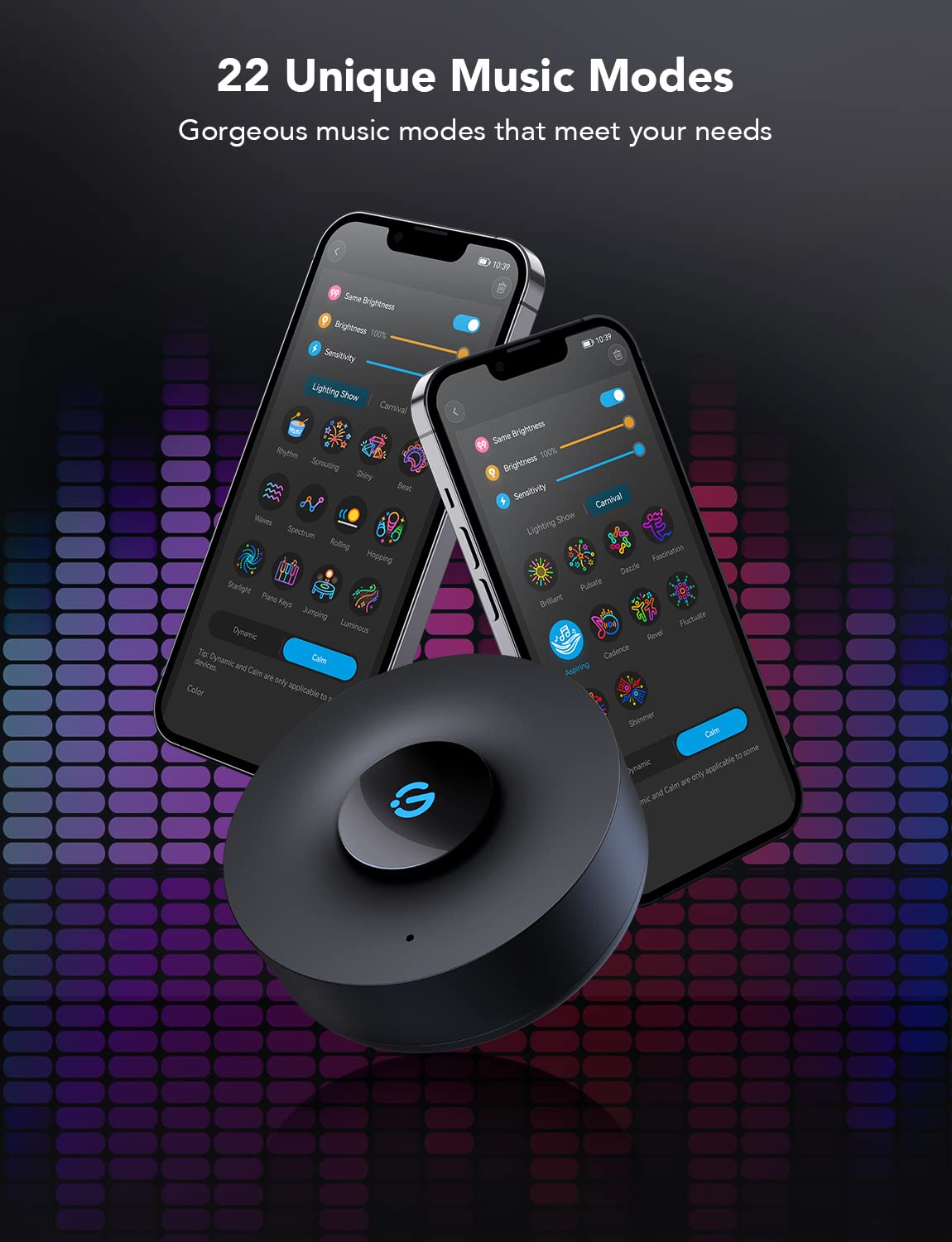 Govee Music Sync Box Bluetooth Group Control 7 Devices - Premium Selection Official Imagery - 4