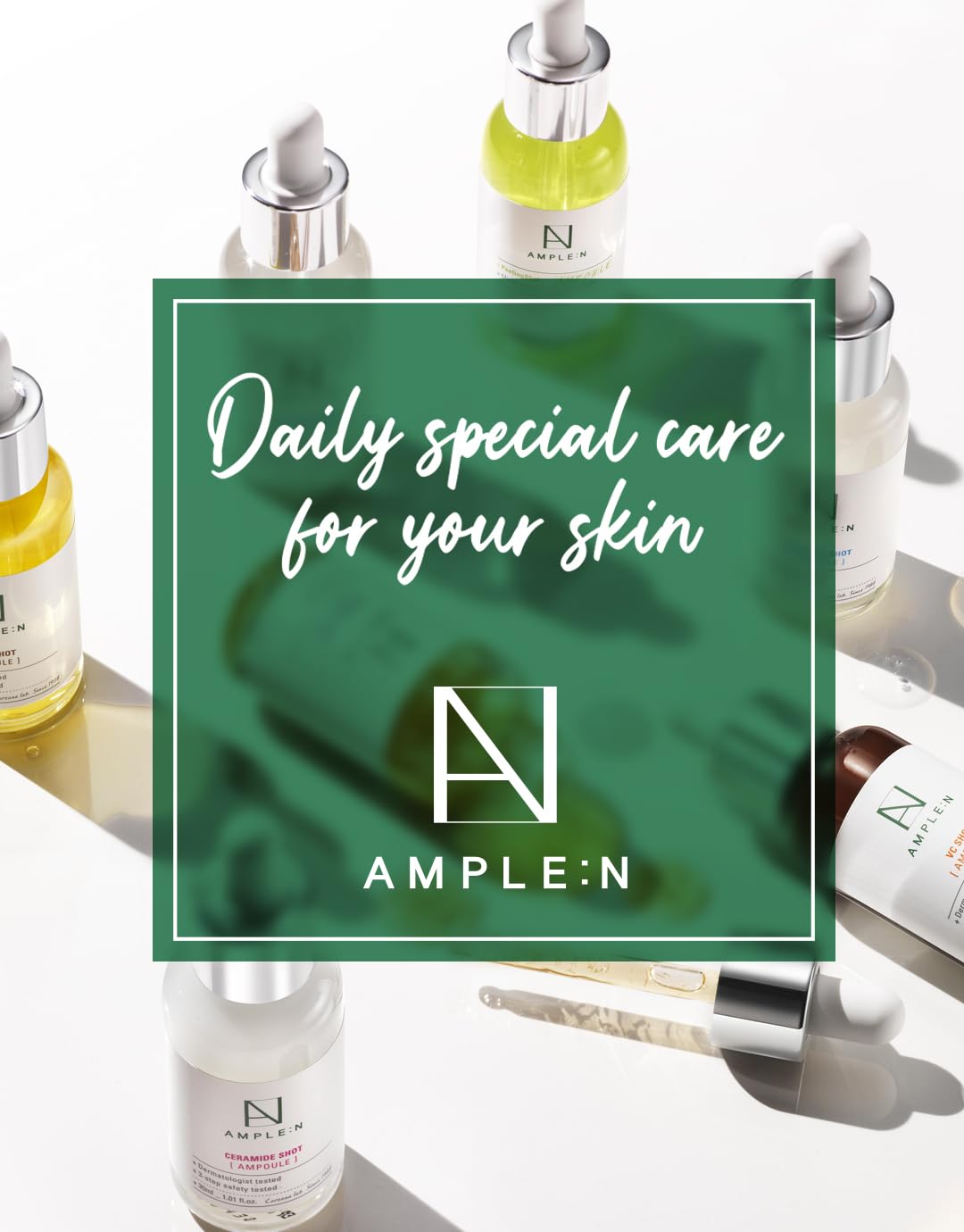AMPLE N Korean Copper Peptide Serum Peptide Shot 2X Ampoule - CORÉANA Official Imagery - 7