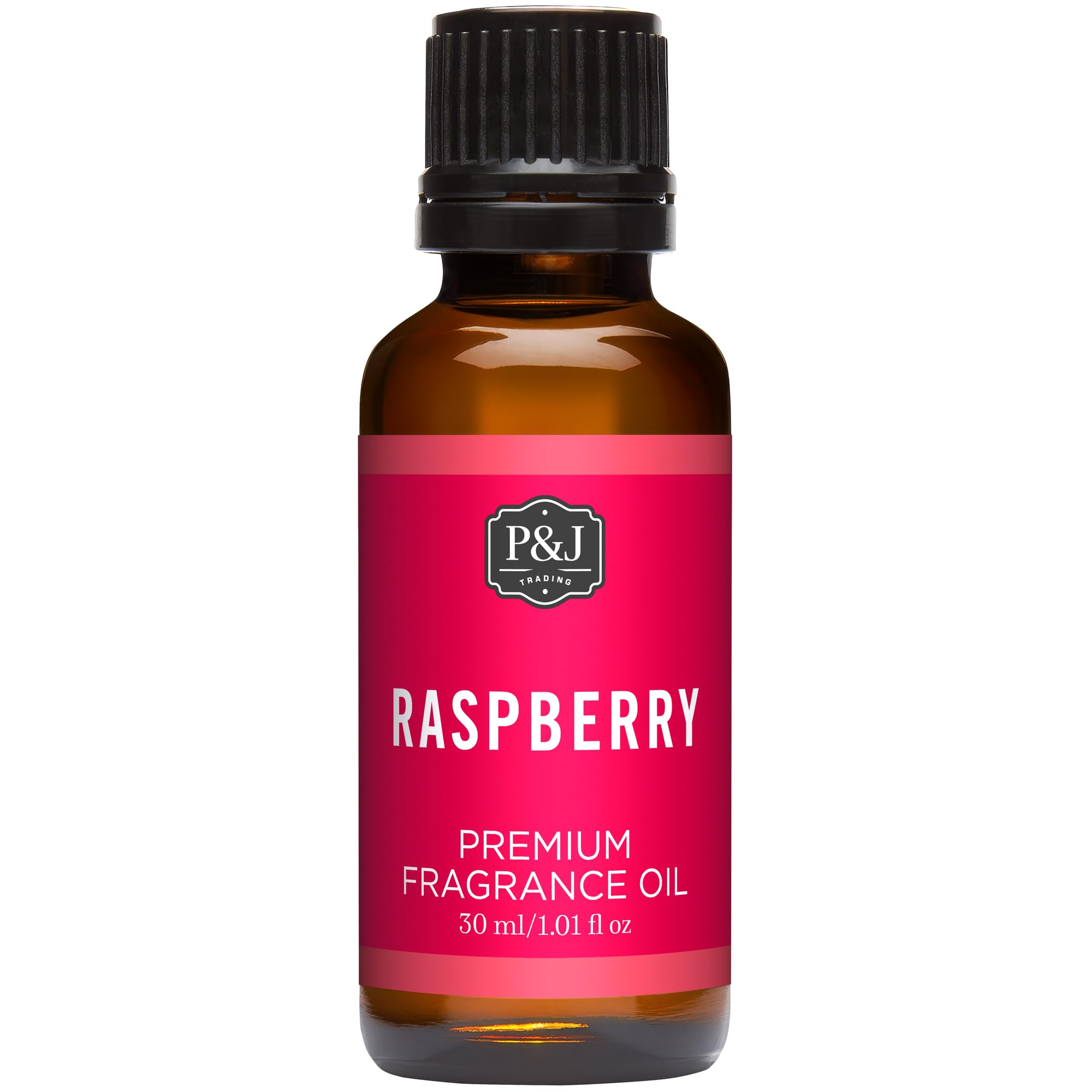 P&J Fragrance Oil - Raspberry Oil 30ml - Candle Scents, Soap - Product Imagery