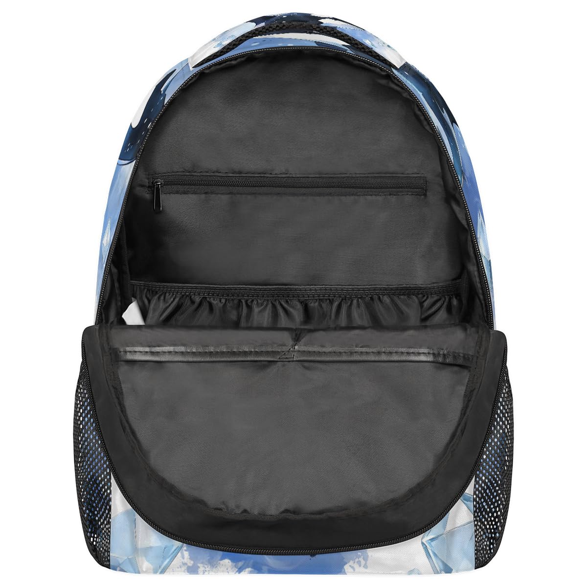 AUUXVA kids backpack featuring a colorful killer whale design, waterproof and durable with shoulder straps, suitable for school and travel.