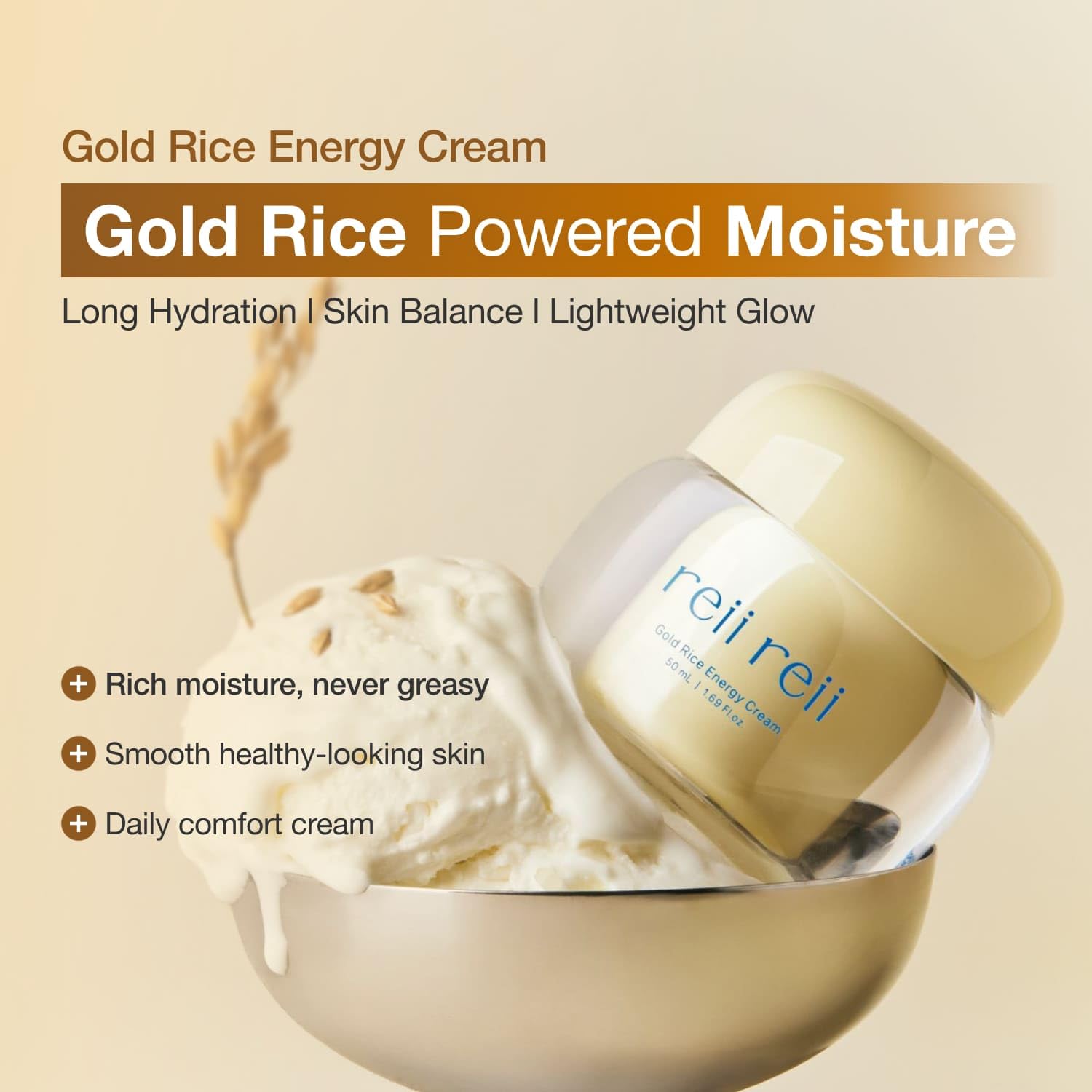 Gold Rice Energy Cream – Heritage Golden Rice Formula for Deep - reii reii