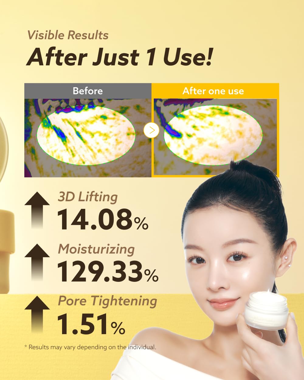 MUMUKI Honey Banana BDRN Capsule Cream - Firming & Plumping Moisturizer for Hyd - MUMUKI Official Product View 5