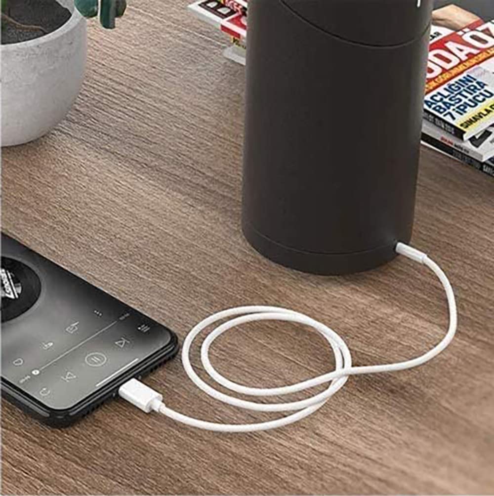 Hatuge Lightning to 3.5mm Audio Cable, Headphone Audio Jack Cord by Hatuge - Angle View 6