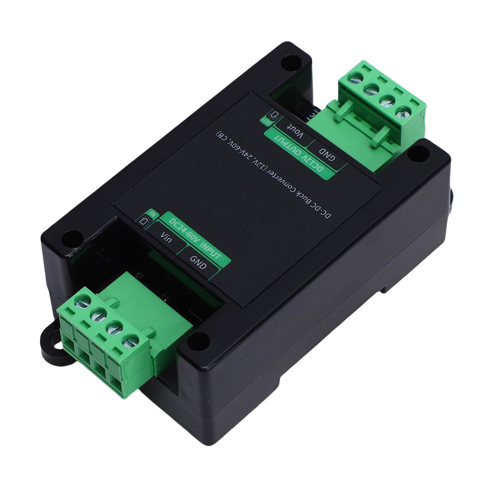 OPPWONG DC to DC Power Converter, 24 60V to 12V Step Down Voltage Converter, 5.08mm Terminal Block with Guide Rail Mount, Ideal for Flexible Connections