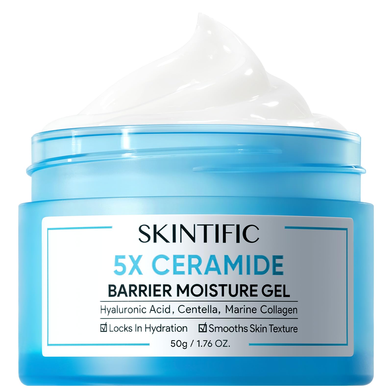 SKINTIFIC 5X Ceramide Barrier Repair Moisturizer for Sensitive - Product Imagery