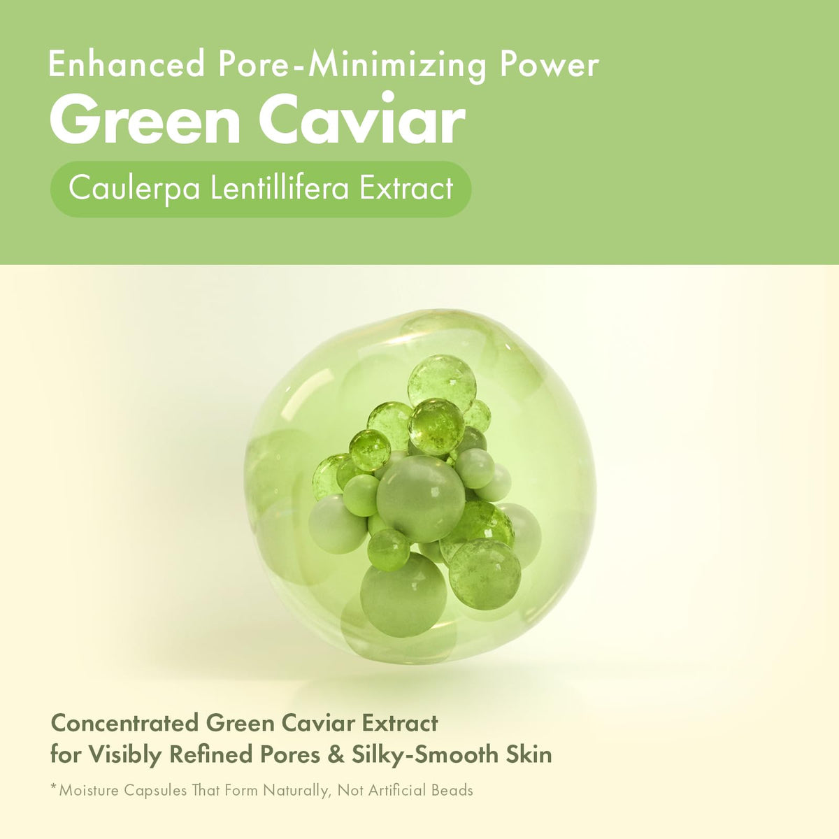 TOSOWOONG Green Caviar Pore Ampoule for Pore Care Firming - TOSOWOONG Official Imagery - 5
