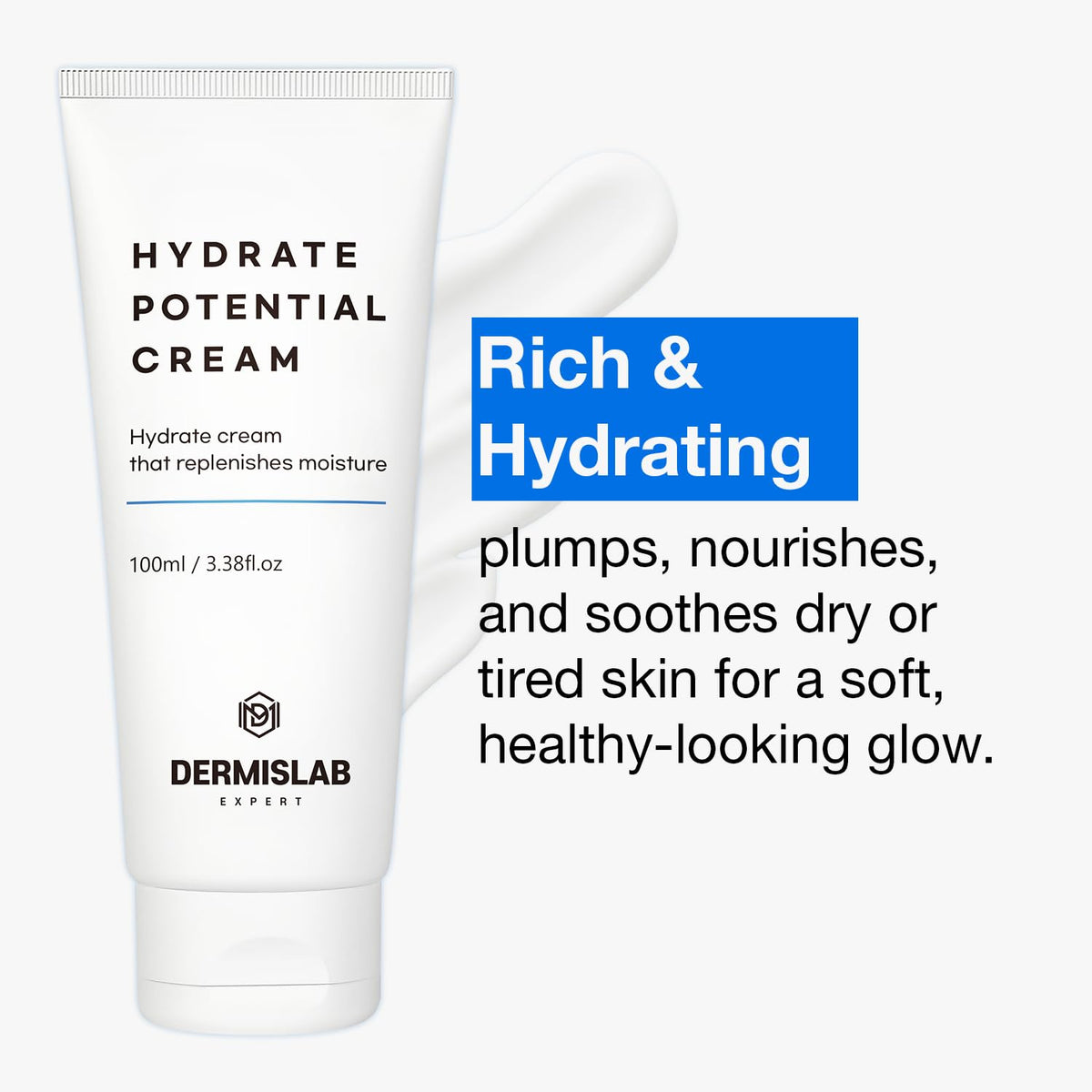 Hydrate Potential Cream Korean Skincare Hyaluronic Acid - DermisLab Official Imagery - 6