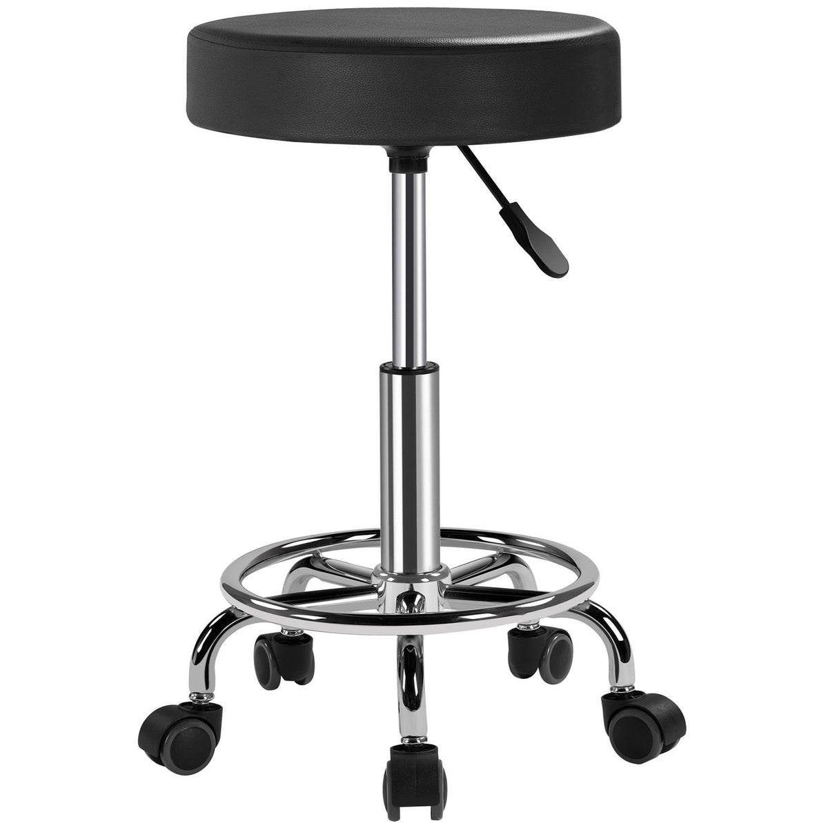 Yaheetech Adjustable Rolling Stool with Wheels Salon Spa - Yaheetech Official Imagery - 2