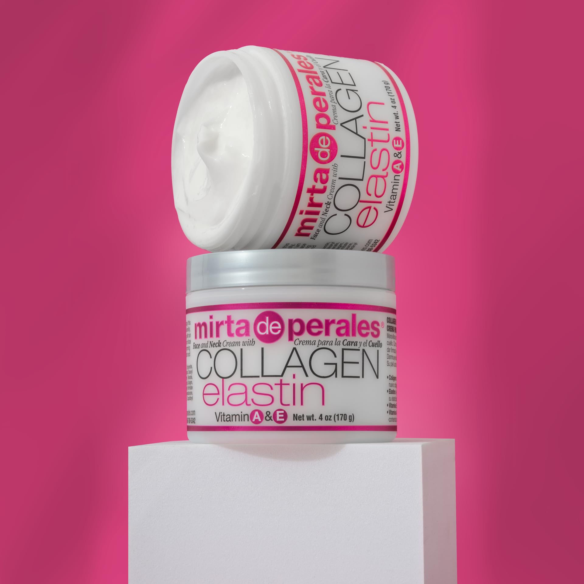 Mirta De Perales Collagen Elastin Cream 4 Oz 2 PACK - Mirta De Perales Official Imagery - 3