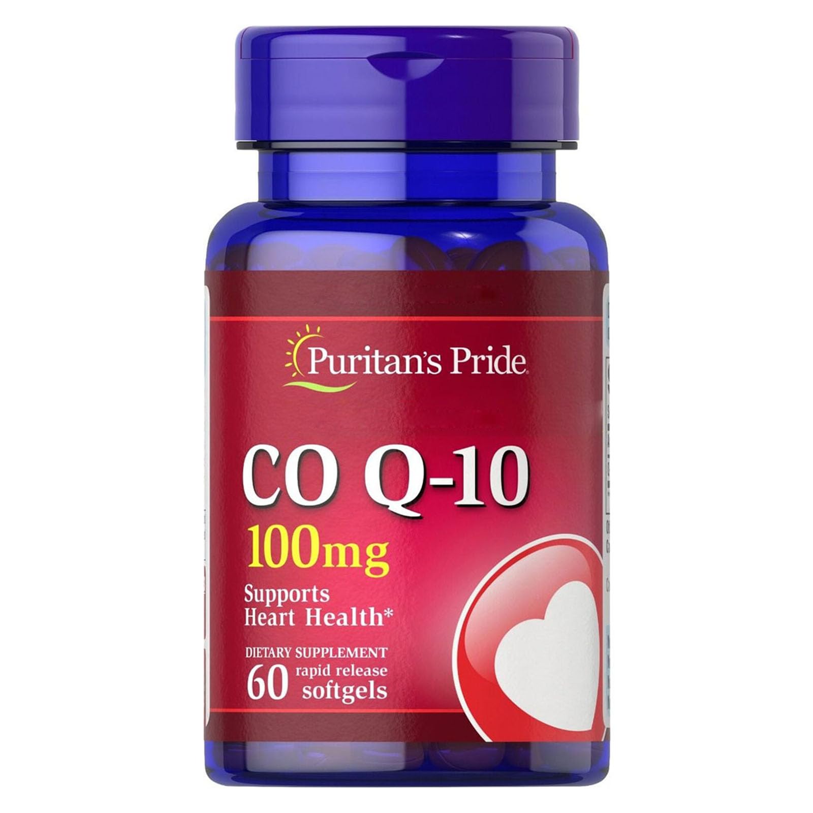 Puritan's Pride Coenzyme CoQ10 100mg, 240 Rapid Release Softgels - Puritan's Pride Official Product View 9