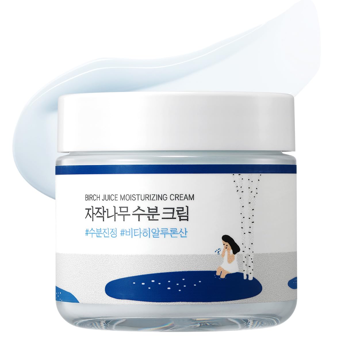 ROUND LAB Birch Juice Moisturizing Cream 2 7 Fl Oz - ROUND LAB Official Product Imagery - 1