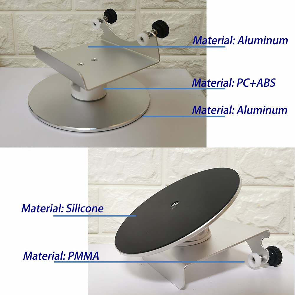 Adjustable Aluminum Swivel Stand for Google Nest Hub Max - ATOPCAENRT Official Imagery - 8