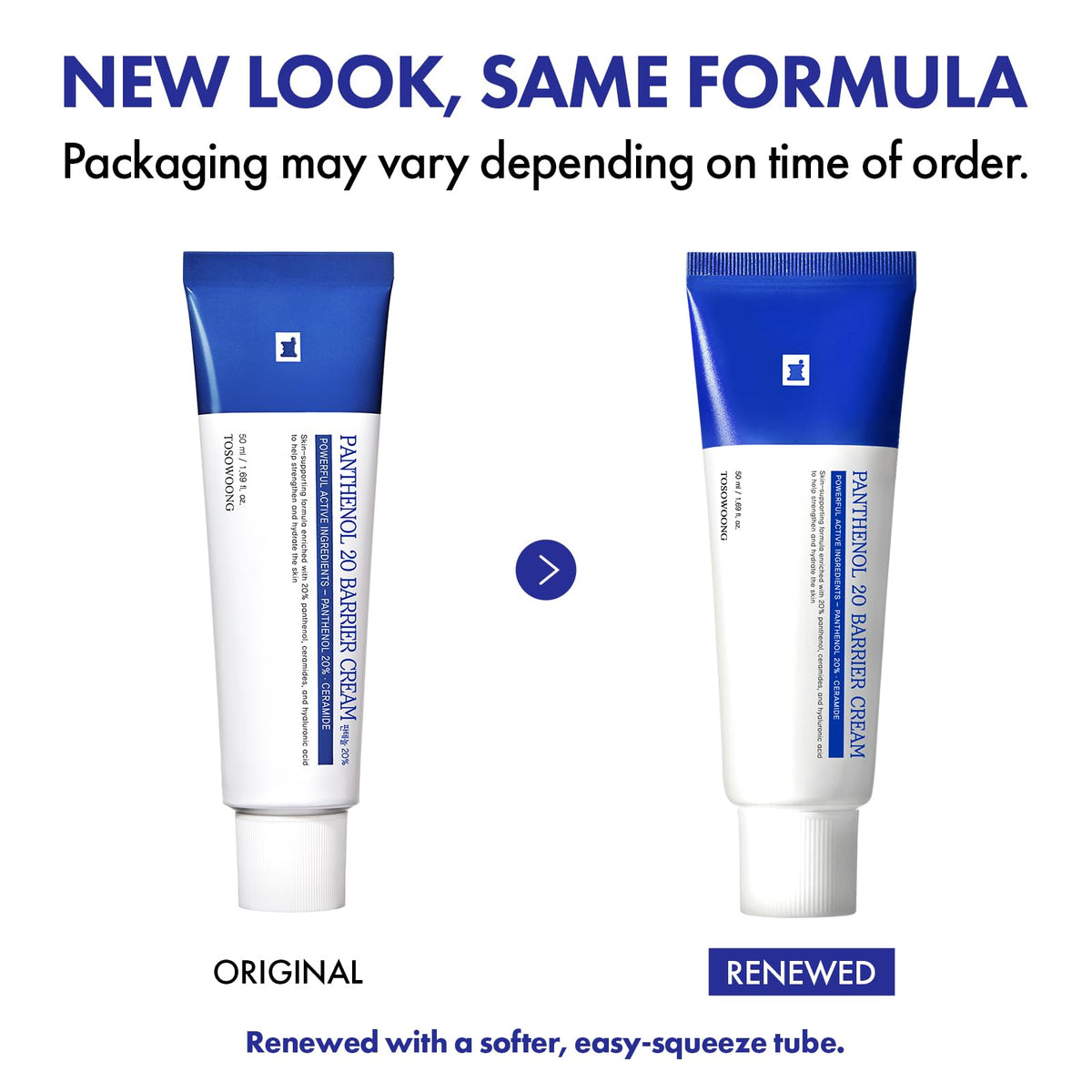 TOSOWOONG Panthenol 20 Barrier Cream for Soothing Hydrating - TOSOWOONG Official Product Imagery - 3
