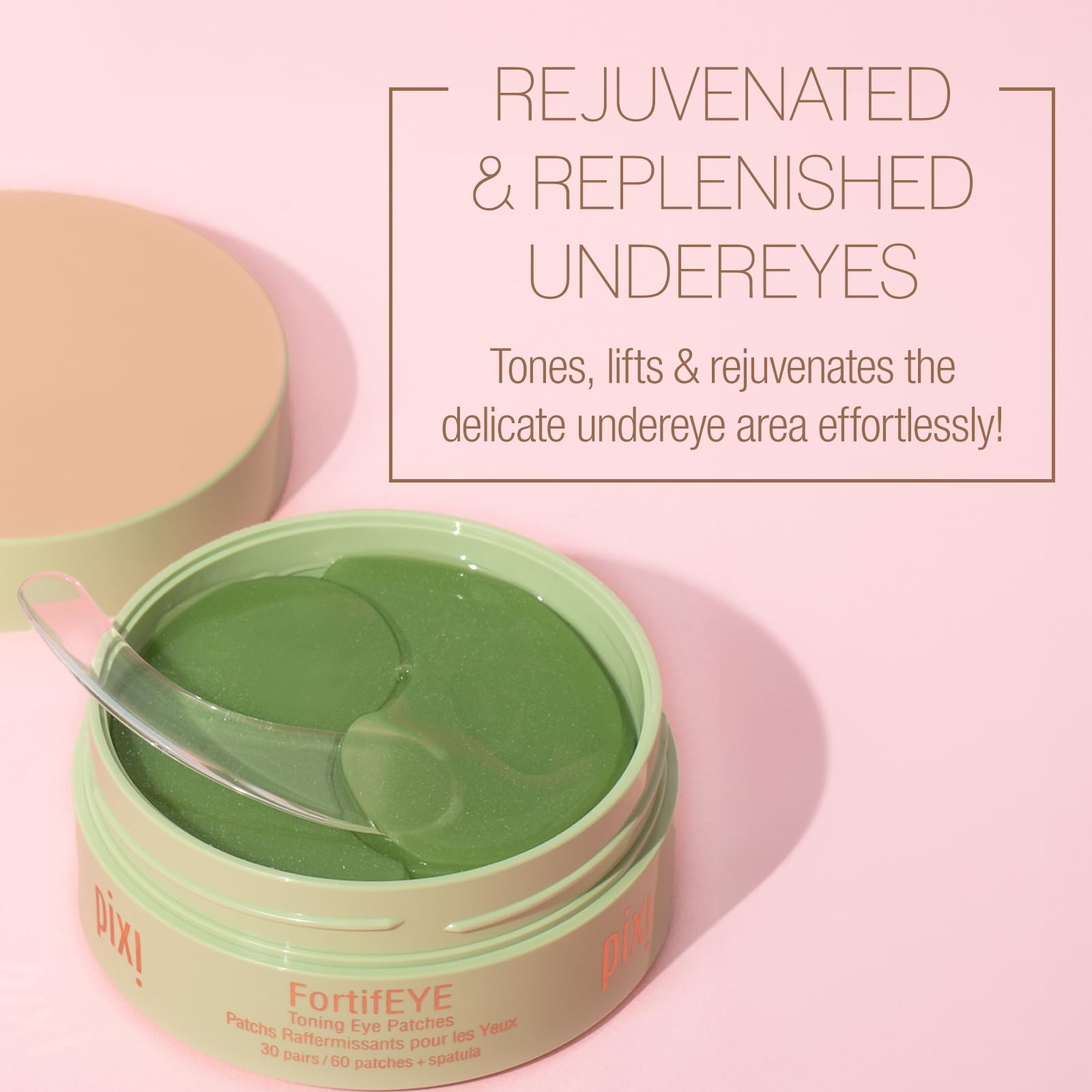 Pixi FortifEYE Under Eye Patches for Wrinkles and Puffy Eyes, Peptides - Pixi Official Product View 3