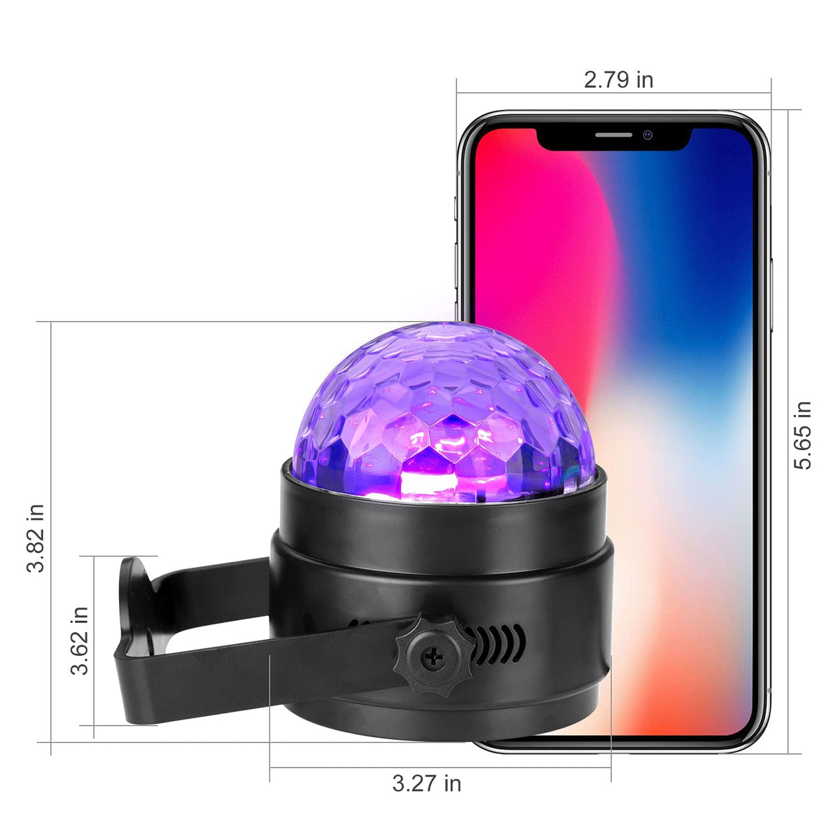 UV Black Lights for Glow Party 6W LED Disco Ball Strobe - Litake Official Imagery - 4