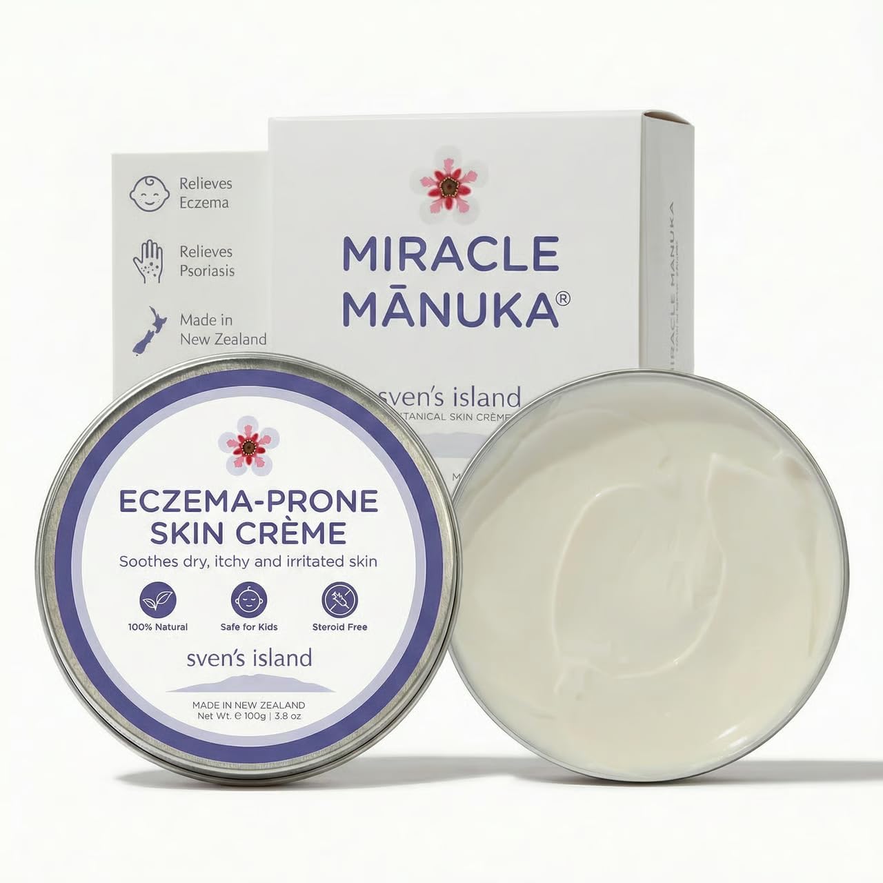 Miracle Manuka Eczema Cream for Dry Skin - Product Imagery