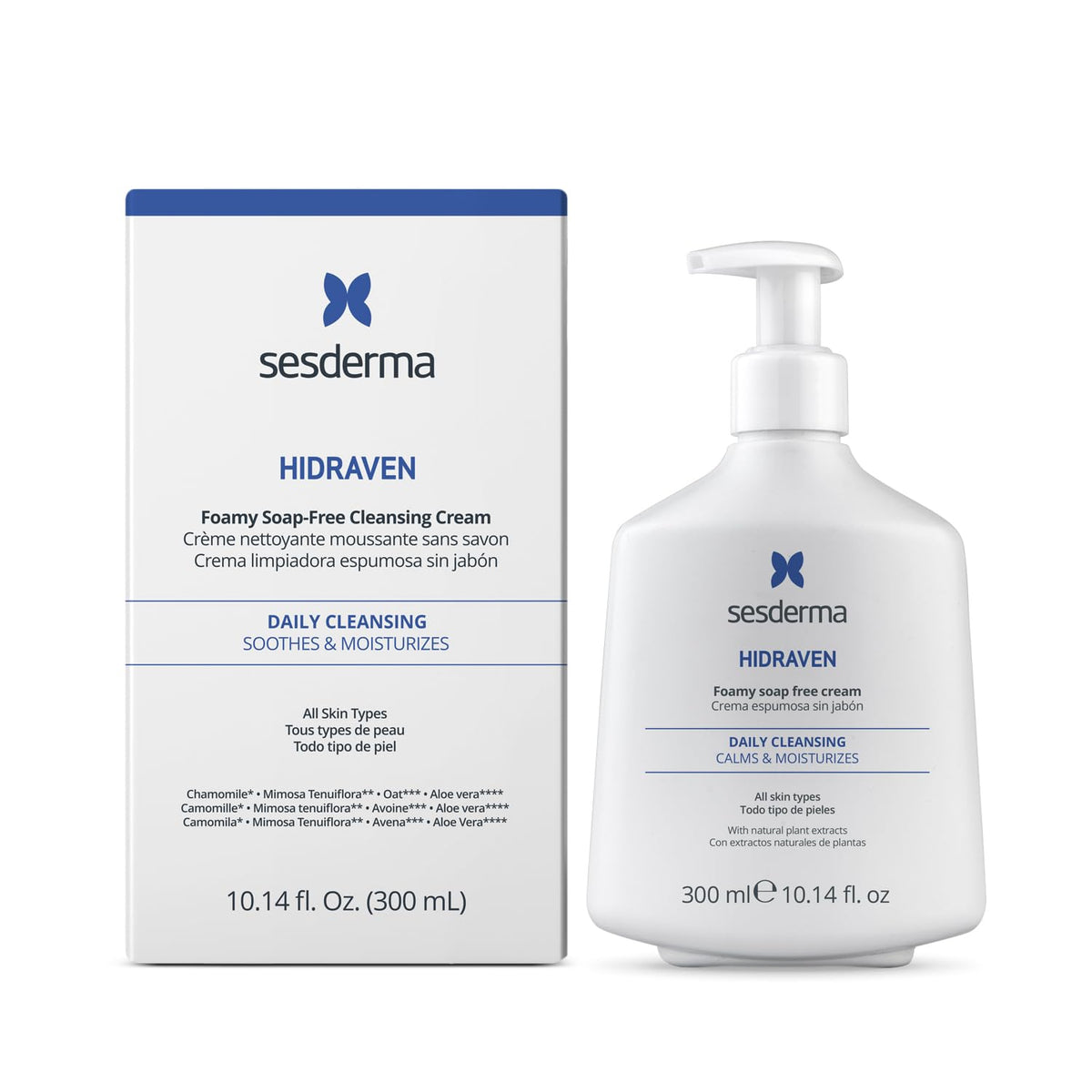 Sesderma HIDRAVEN Foamy Soap Free Cream Gentle Face Wash 10 - Sesderma Official Imagery - 2