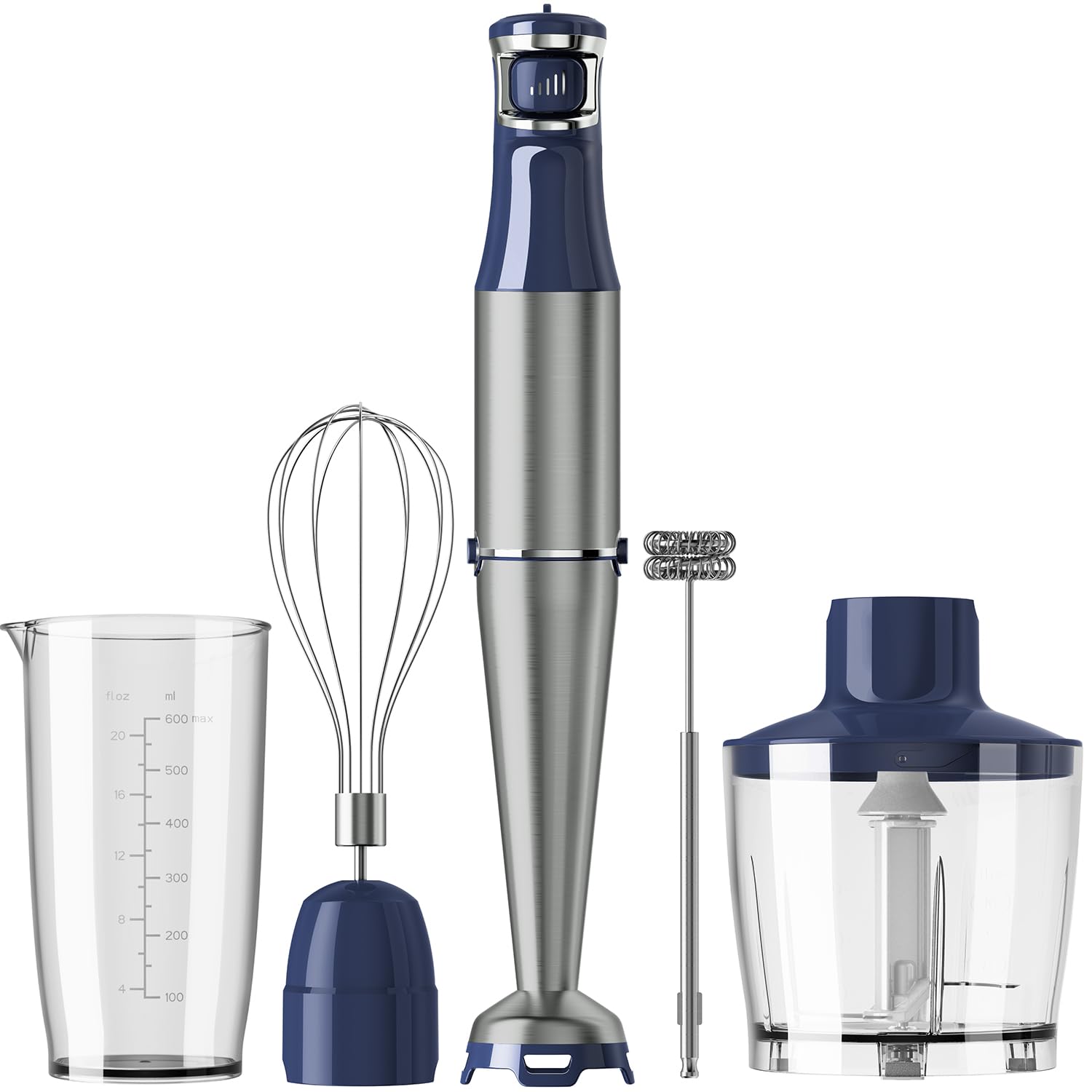 Turelar Immersion Blender Handheld 5 in 1 Hand Blender Set 1100W by turelar - Angle View 1