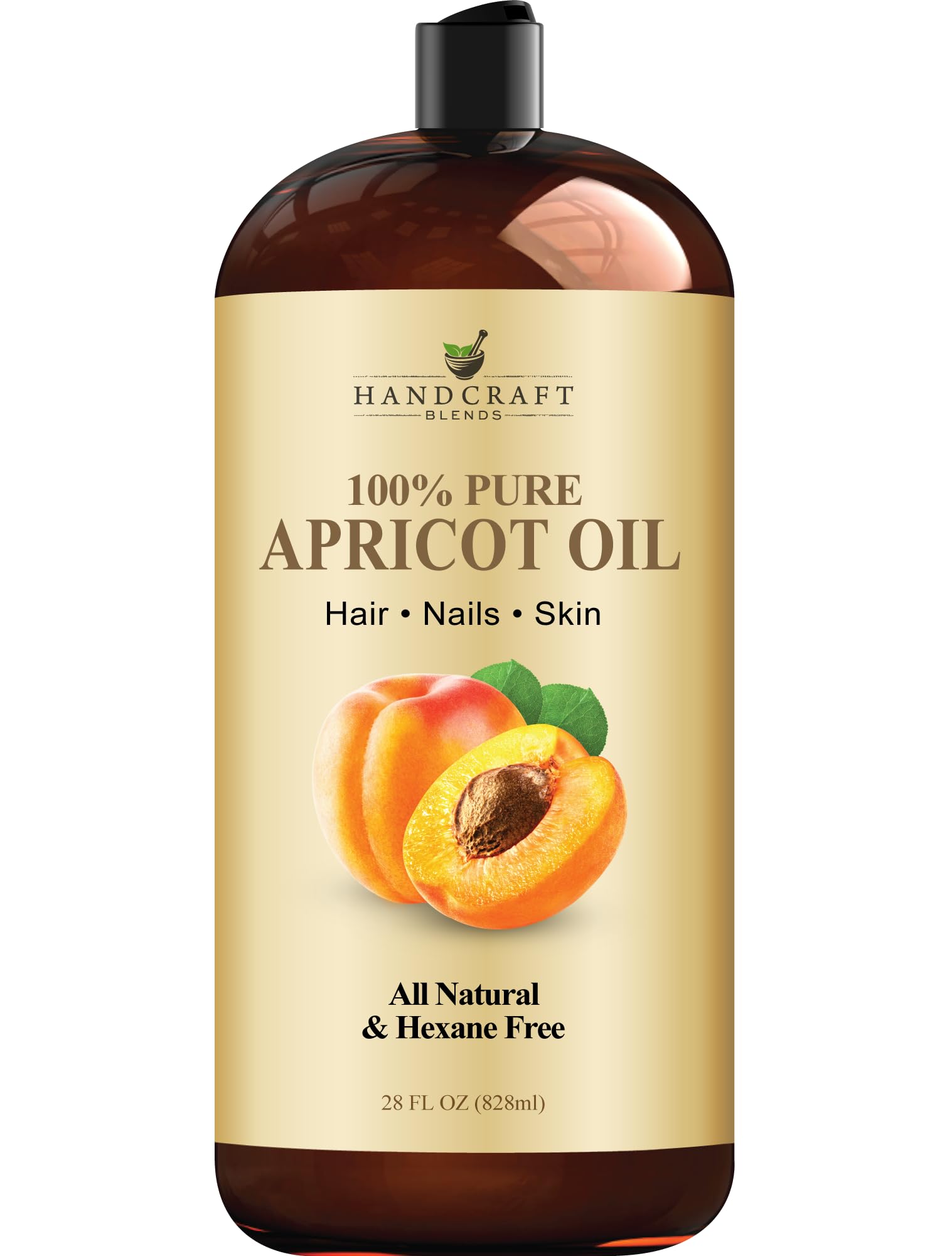 Handcraft Blends Apricot Kernel Oil - 28 Fl Oz - Product Imagery