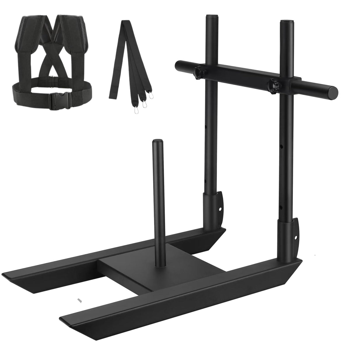 Weight Sled for Training Adjustable Handle Push Pull Workout - shikoyi Official Imagery - 1
