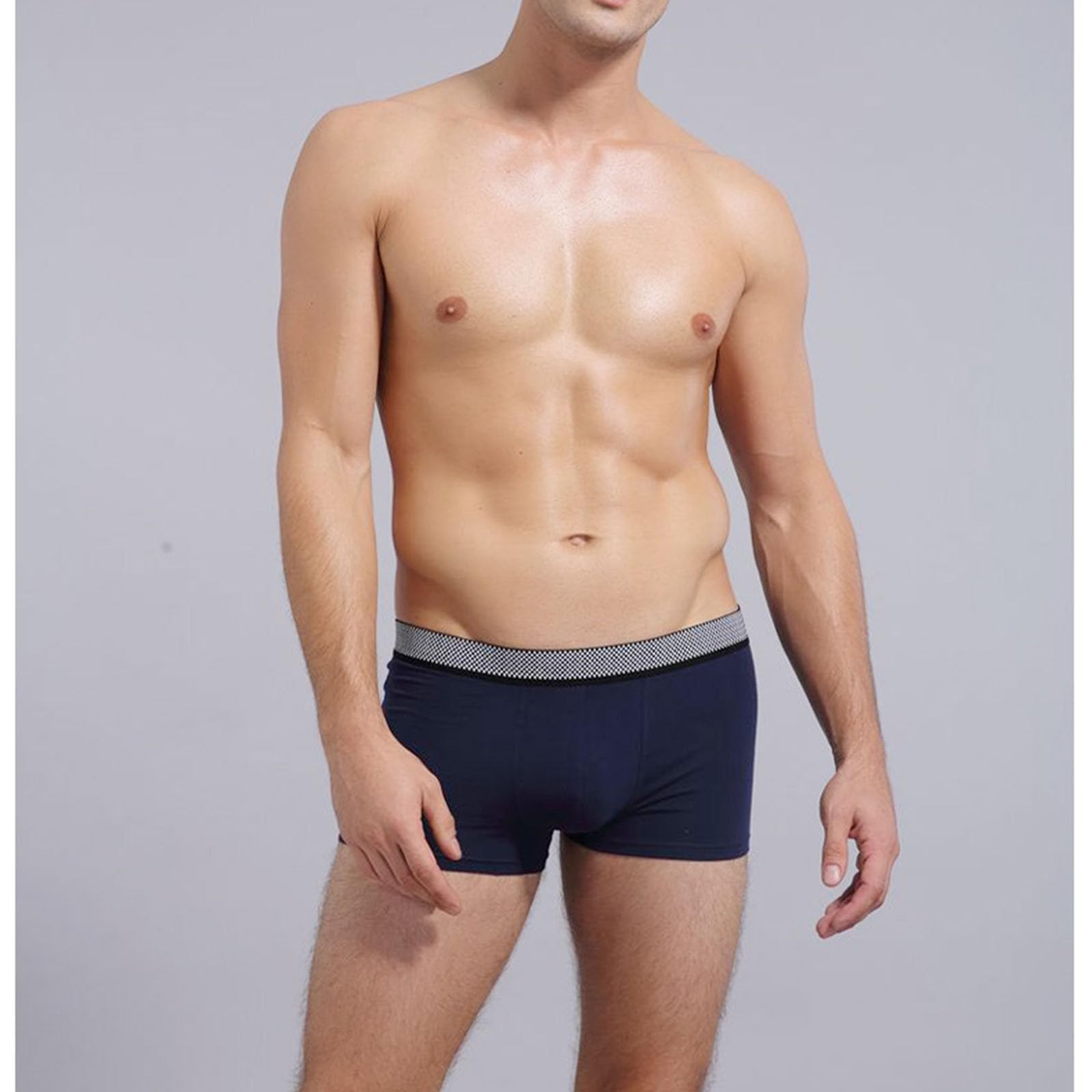 Man Underwear Boxer Briefs Cotton Breathable Boxers Underwear for Men - View 2