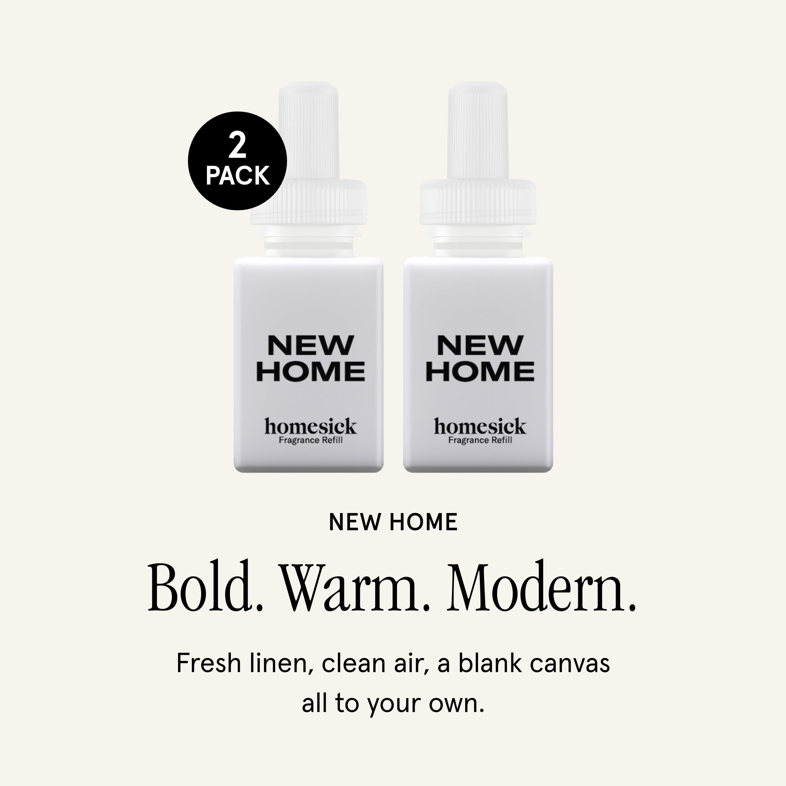 Pura x Homesick Home Diffuser Refill, 2 Pack, New Home - Pura Official Product View 2