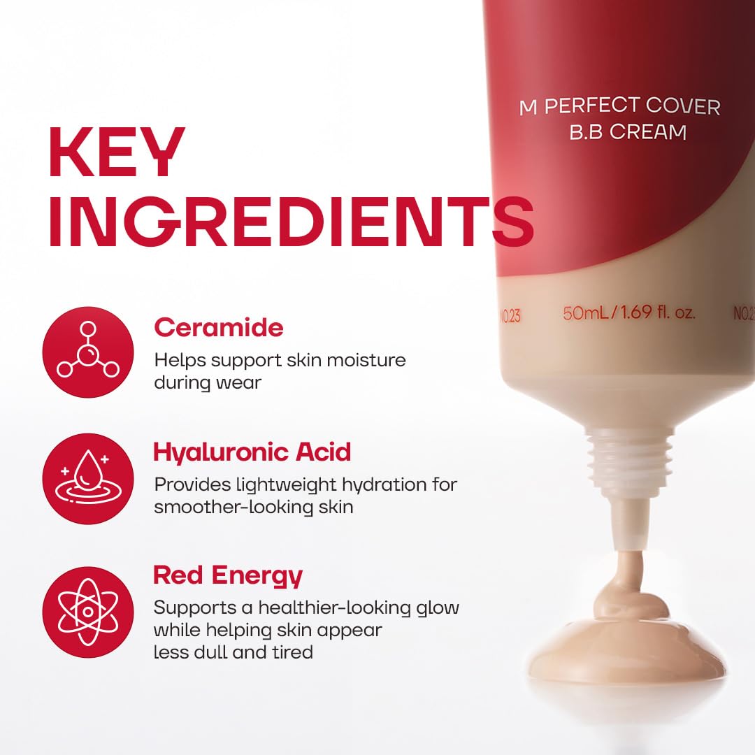 MISSHA M Perfect Cover BB Cream No.23 Natural Beige SPF 42 PA+++ - MISSHA