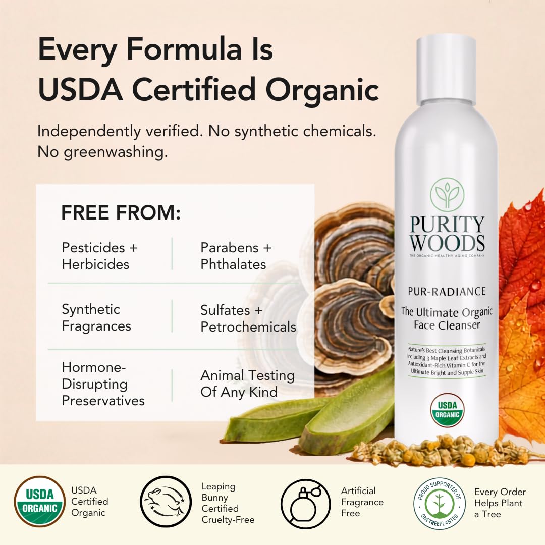 Purity Woods Pur Radiance Face Cleanser for Mature Skin Non - Purity Woods Official Imagery - 5