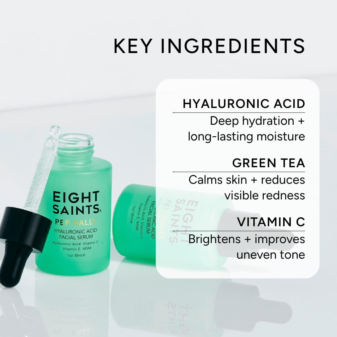 Eight Saints Skincare Pure Hyaluronic Acid Serum for Face Plumping, Vitamin C - Eight Saints Official Product View 4