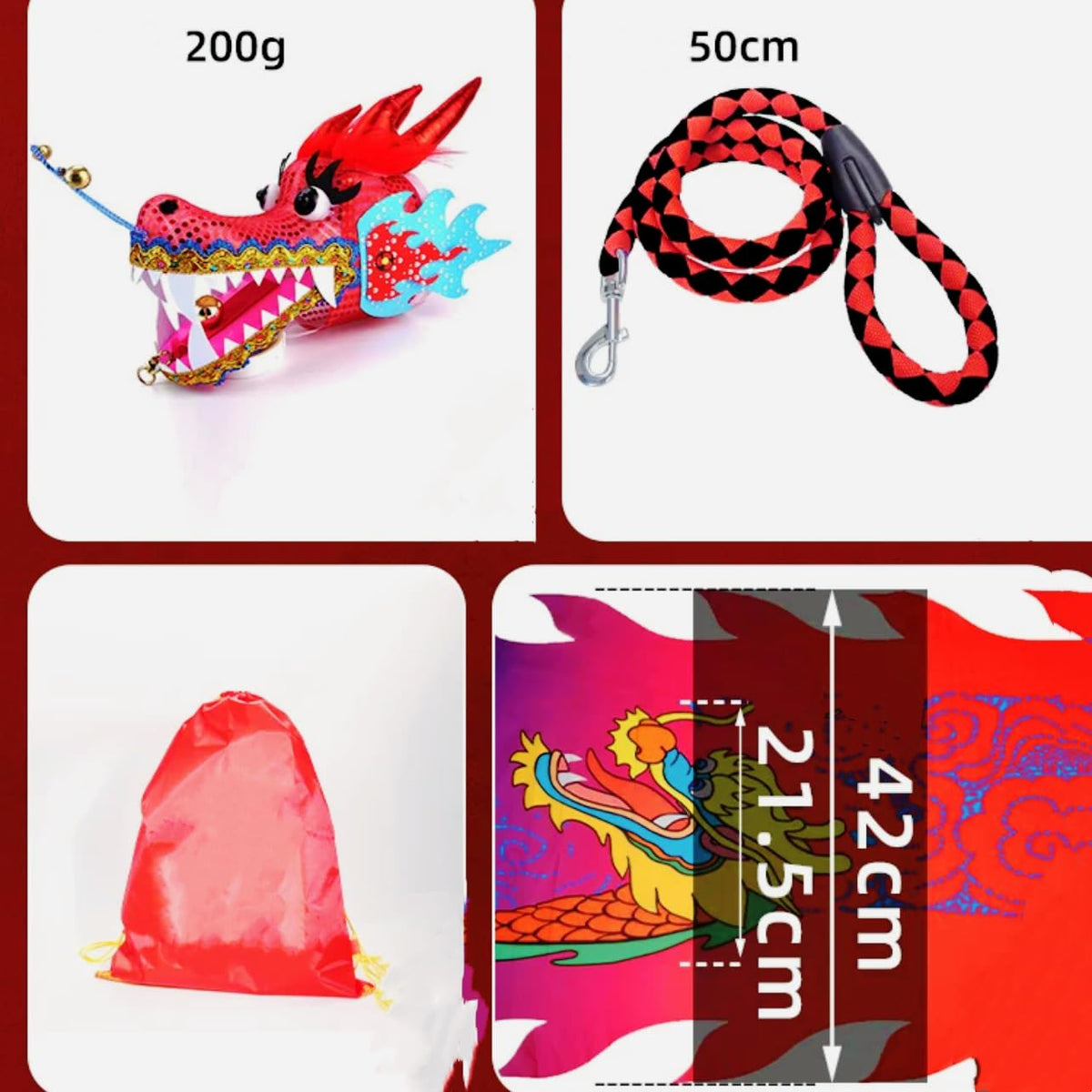 Dragon Poi with 3D Plastic Dragon Head Swing Rope and Hot - PAIKOOL Official Imagery - 5