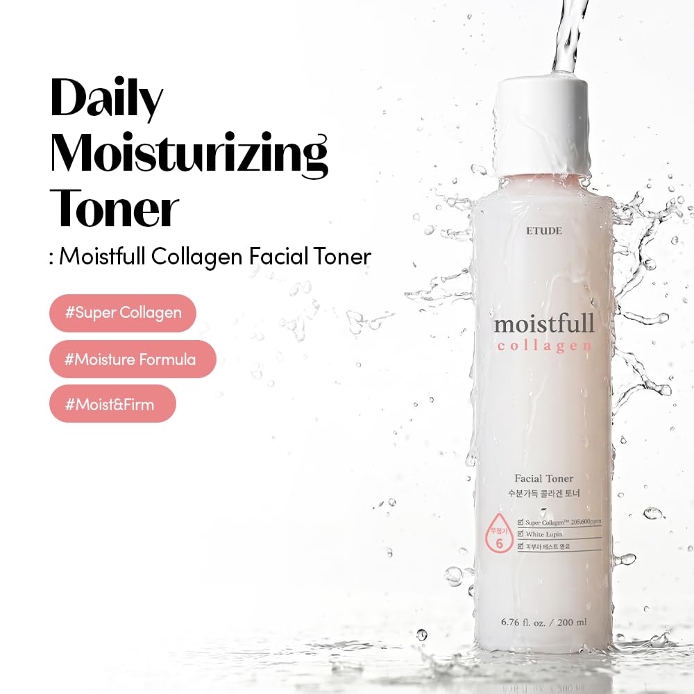 ETUDE Moistfull Collagen Korean Skin Care Toner and Emulsion - ETUDE Official Imagery - 4
