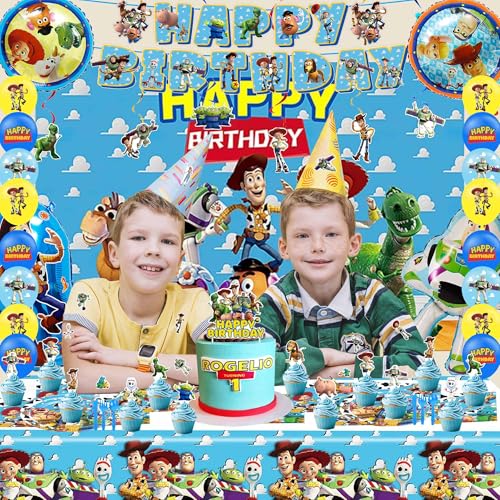 Cartoon Birthday Party Decorations,Anime Themed Party Supplies - Product Imagery