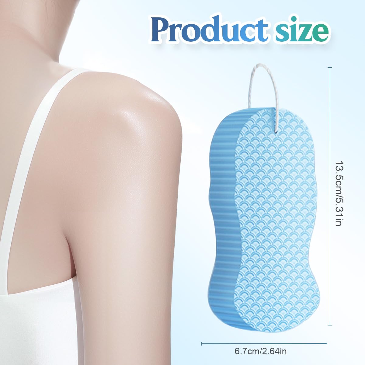 asfanst Magic Exfoliating Bath Sponge, New Super Soft Exfoliating Bath Sponge - asfanst Official Product View 6