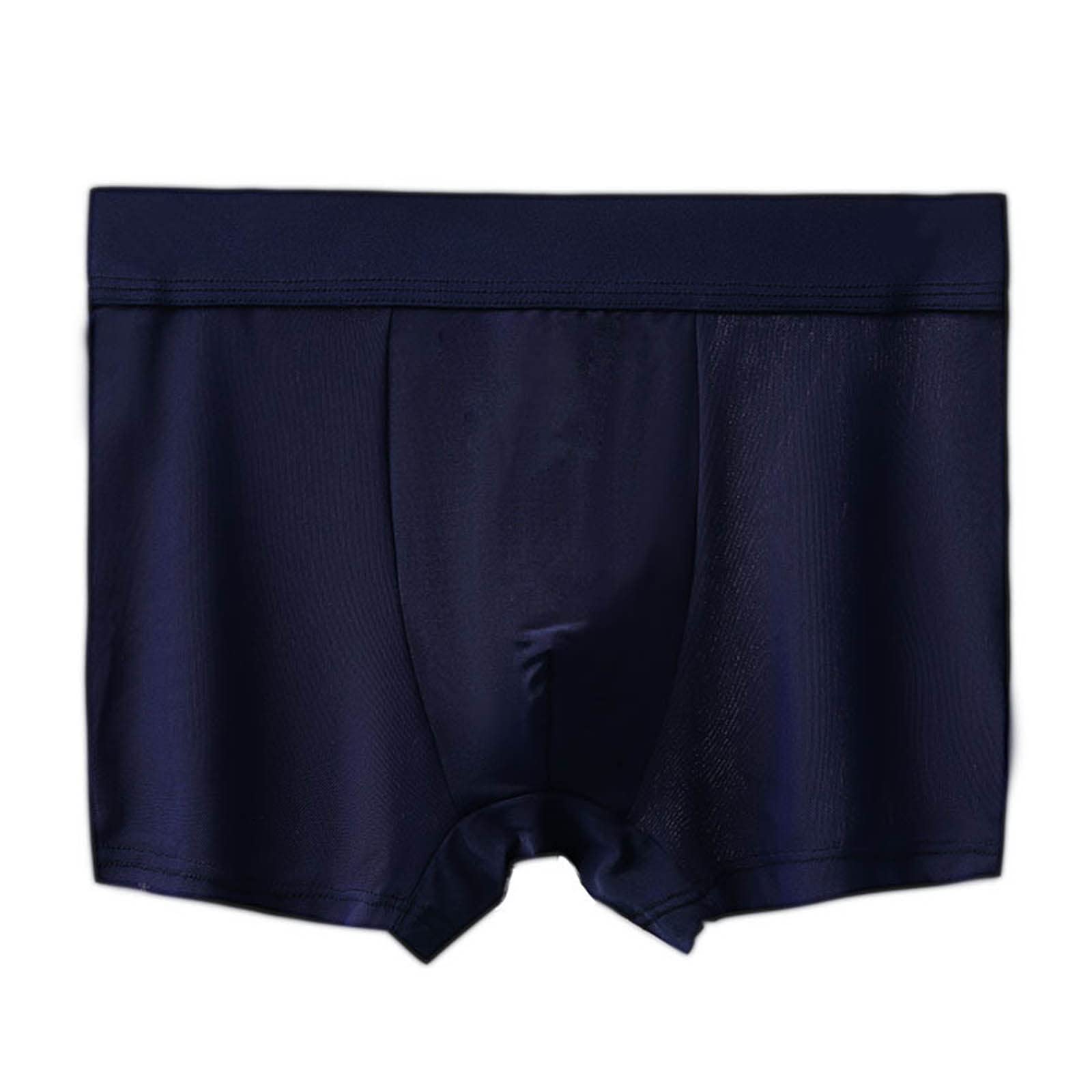 Mens Ice Silk Underwear Seamless Quick Dry Boxer Briefs Thin Breathabl - View 2