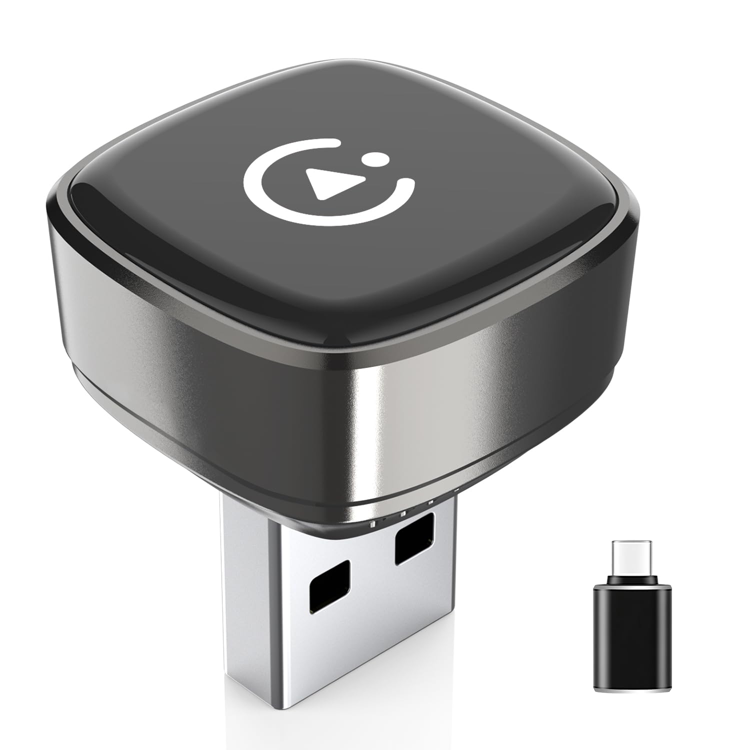 Pluvixa Wireless Carplay Adapter, Suitable for Vehicles Equipped by Pluvixa - Angle View 1
