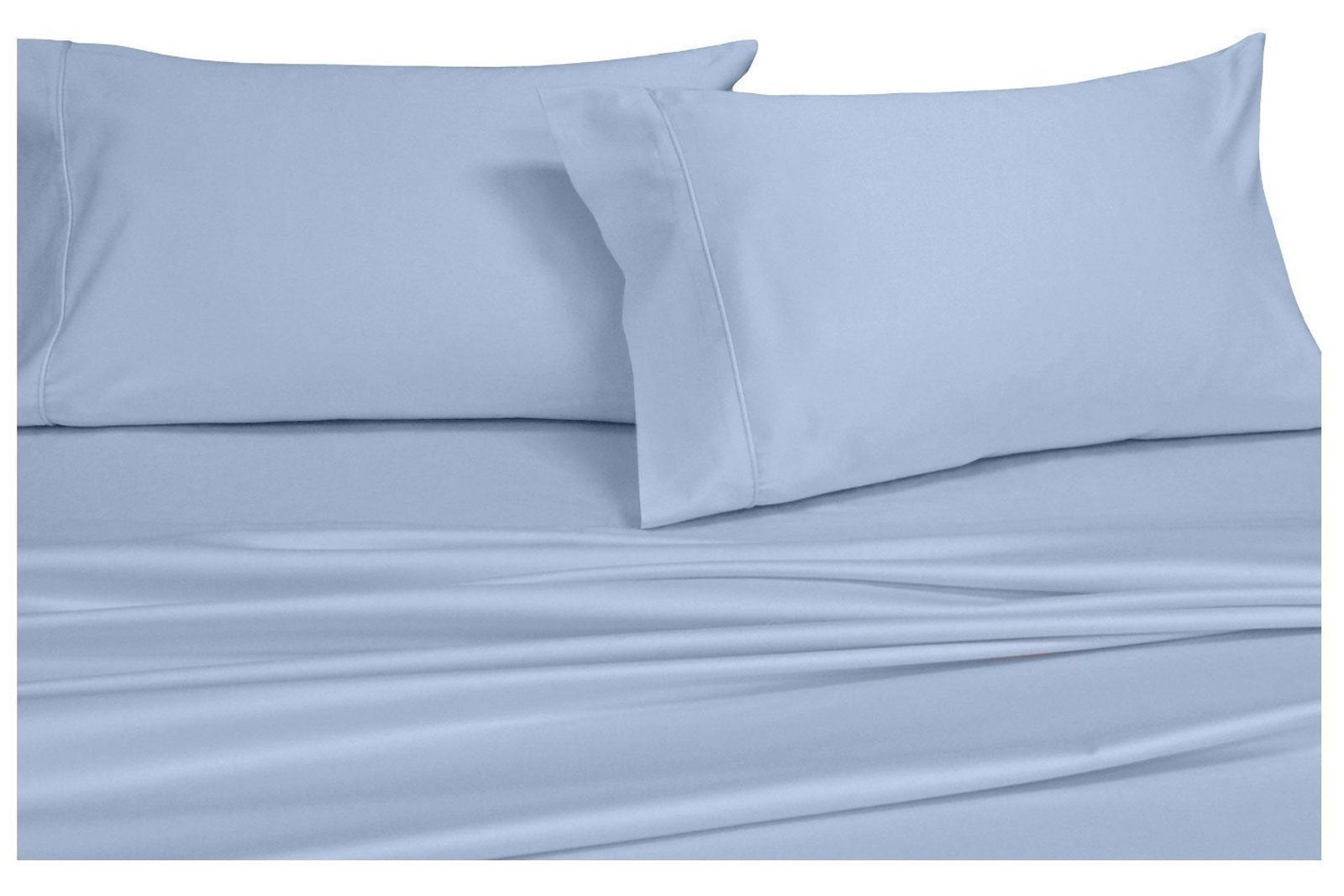 Royal Hotel Solid Blue 600-Thread-Count 4pc King/California-King - Product Imagery