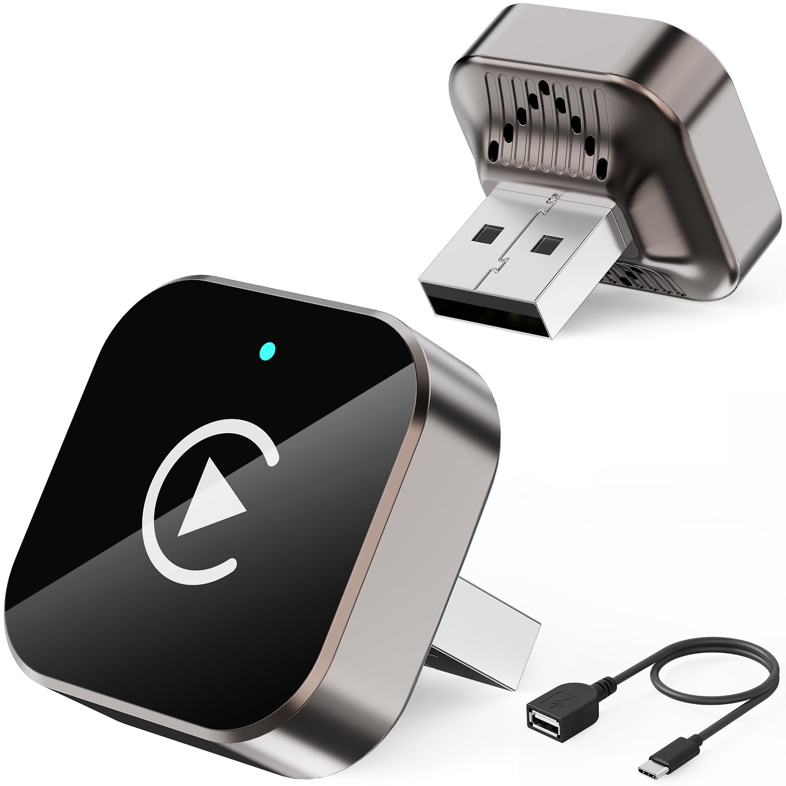 Butook   2 in 1 Wireless CarPlay Adapter for Apple iPhone＆Android by Butook - Angle View 1
