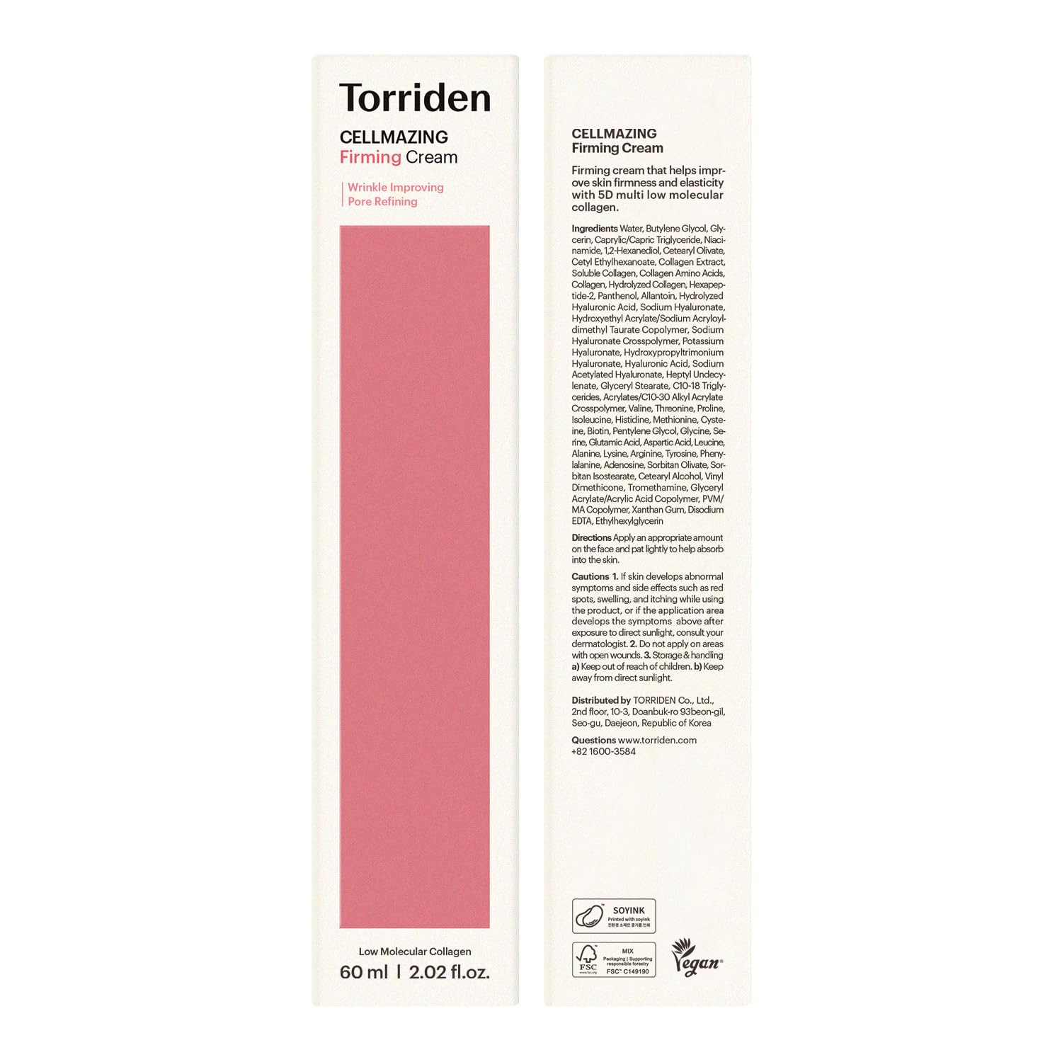 Torriden CELLMAZING Collagen Firming Cream - Improving Saggy Pore and Wrinkle 5D Co - Torriden Official Product View 10