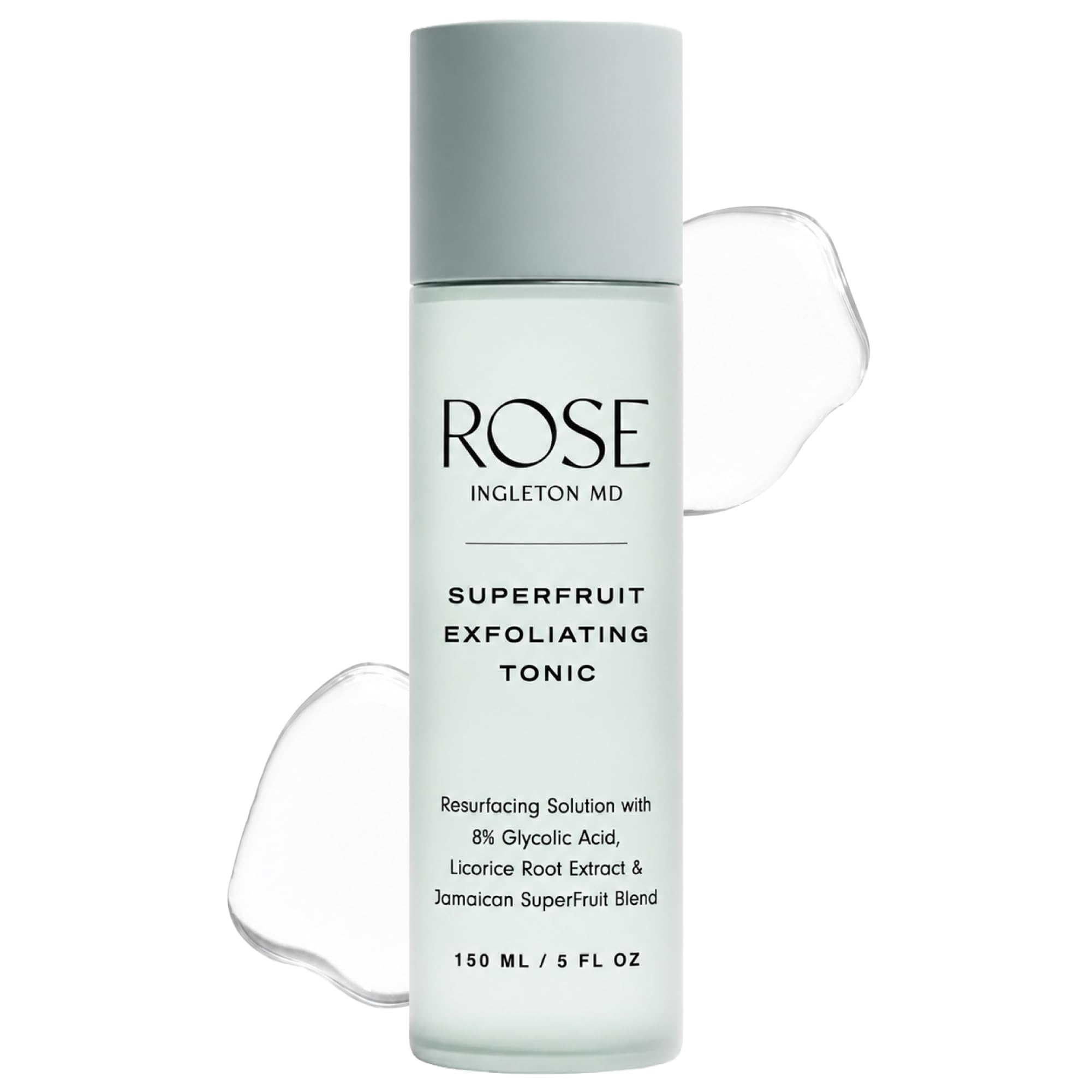 SuperFruit Glycolic Acid 8 Exfoliating Toner AHA Toner for - ROSE Ingleton MD Official Imagery - 1