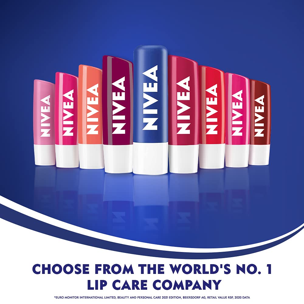 Nivea Fruity Shine Watermelon Lip Balm, 4.8gm - NIVEA Official Product View 7