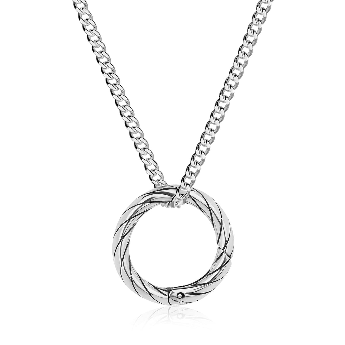 GAVU Stainless Steel Ring Holder Necklace for Women Men - GAVU Official Imagery - 1