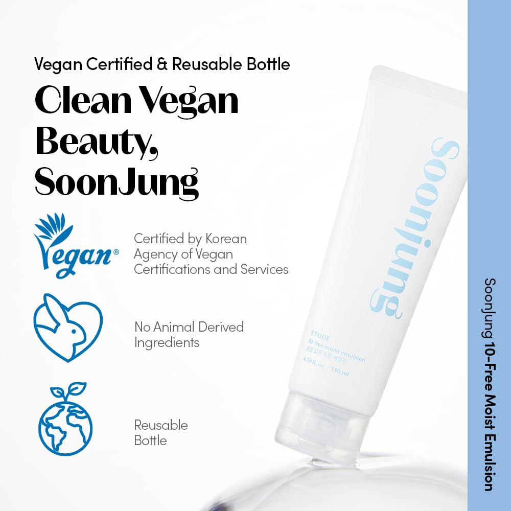 ETUDE SoonJung Korean Toner and Face Emulsion Skin Care Set - ETUDE
